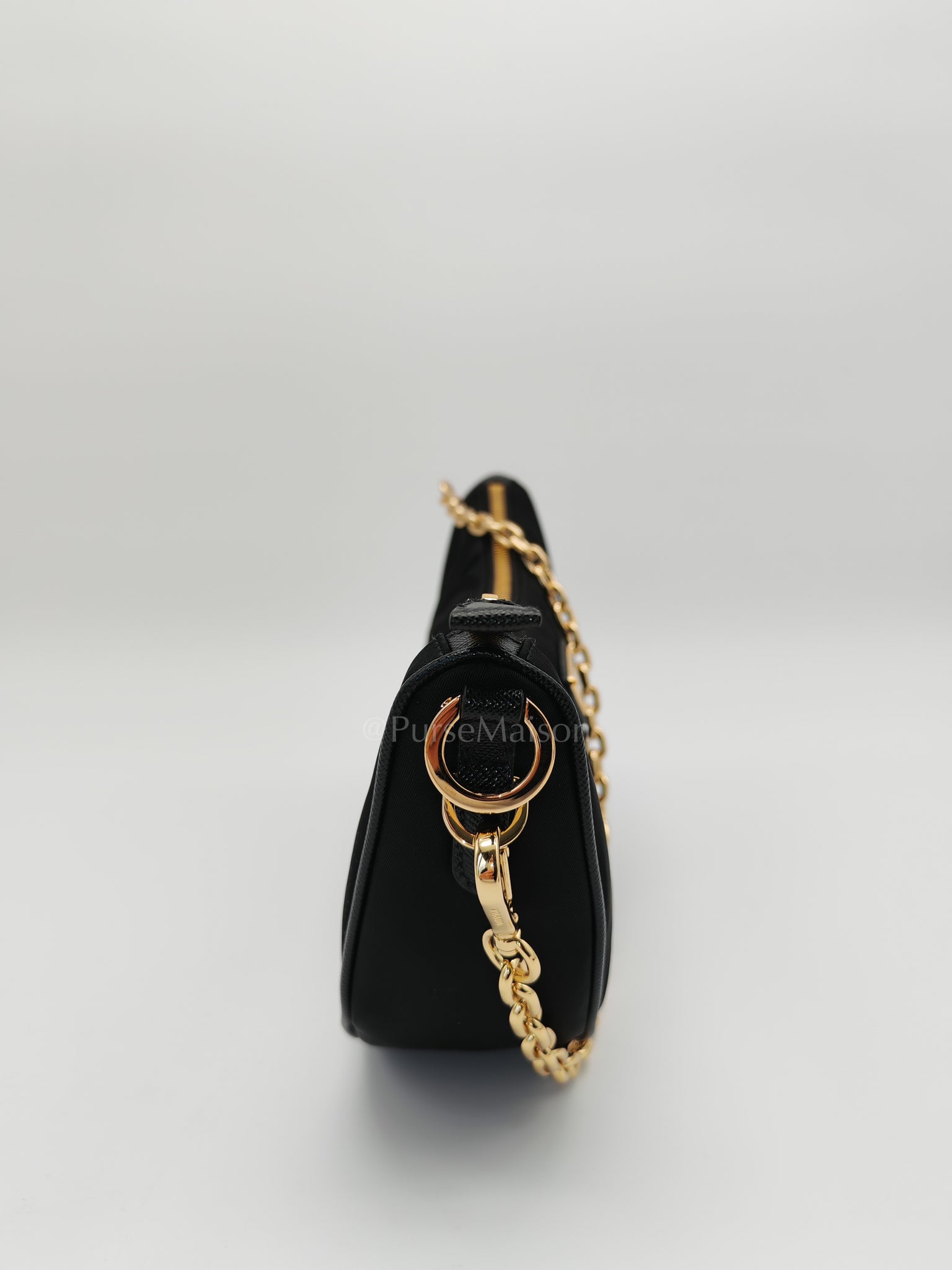 Re-Nylon Demi Lune Bandoliera Crossbody Bag | Purse Maison Luxury Bags Shop