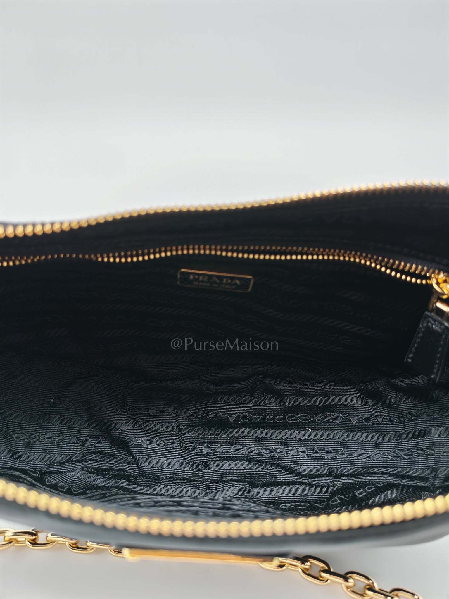 Re-Nylon Demi Lune Bandoliera Crossbody Bag | Purse Maison Luxury Bags Shop