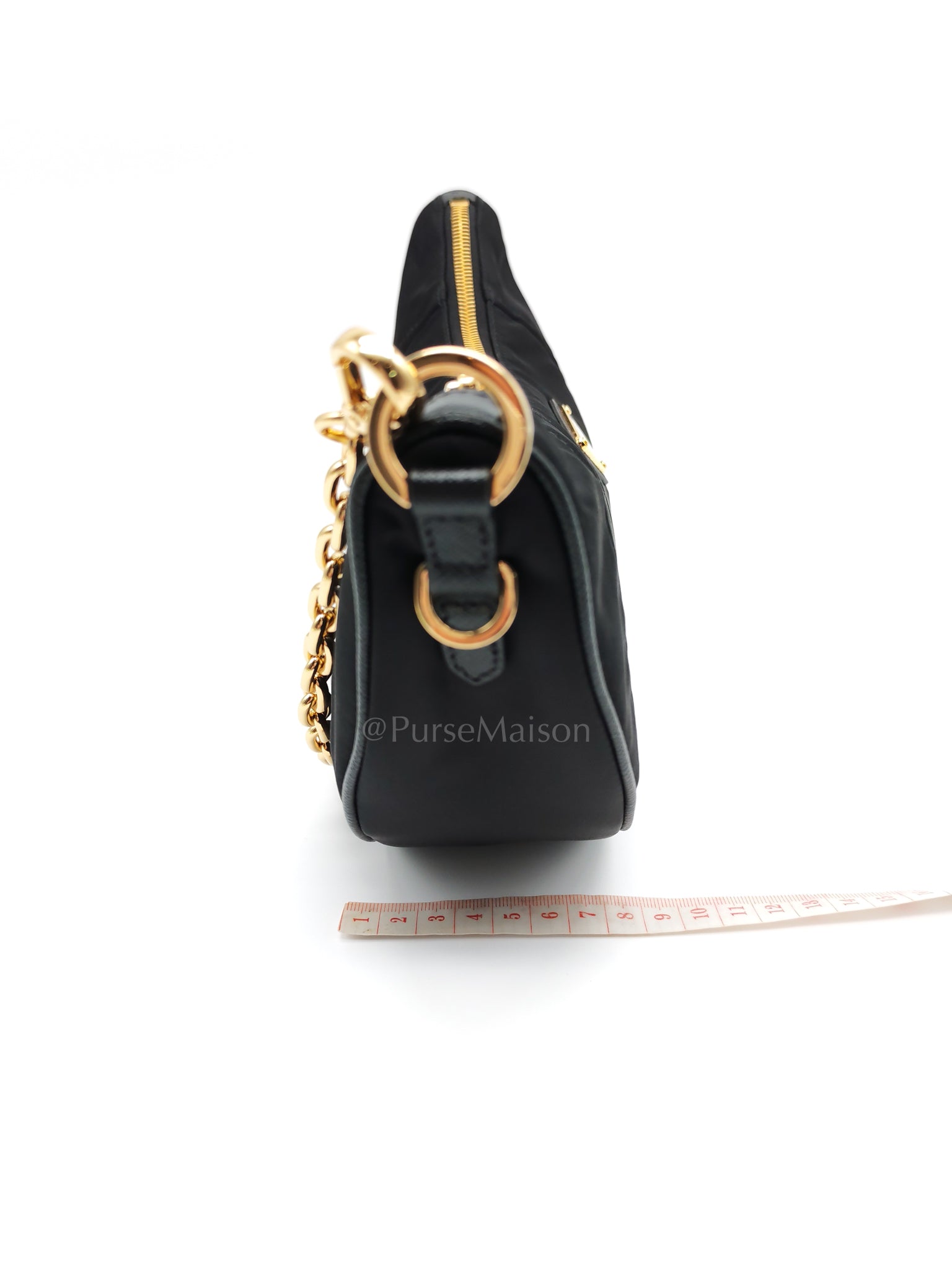 Re-Nylon Demi Lune Bandoliera Crossbody Bag | Purse Maison Luxury Bags Shop