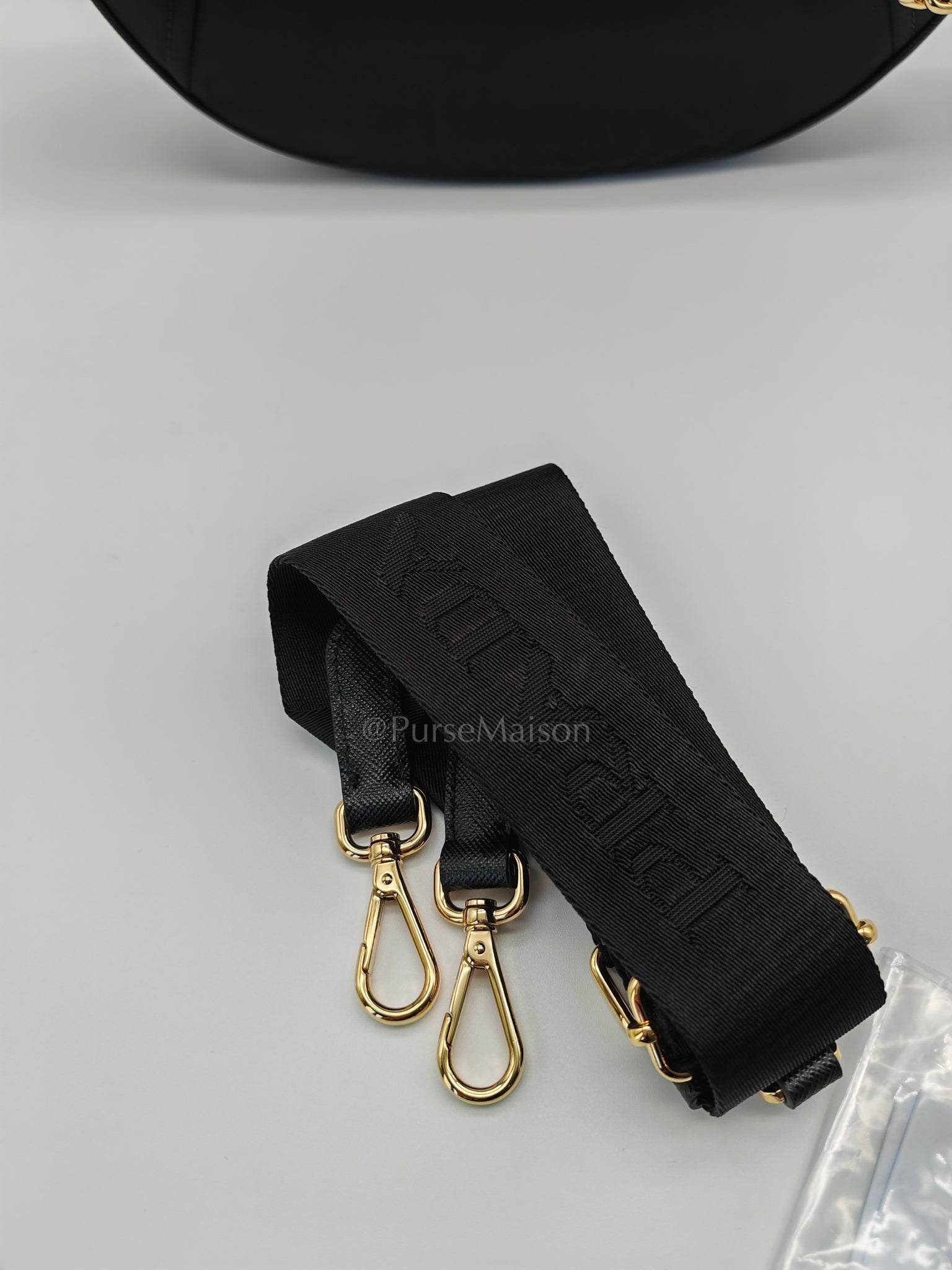 Re-Nylon Demi Lune Bandoliera Crossbody Bag | Purse Maison Luxury Bags Shop