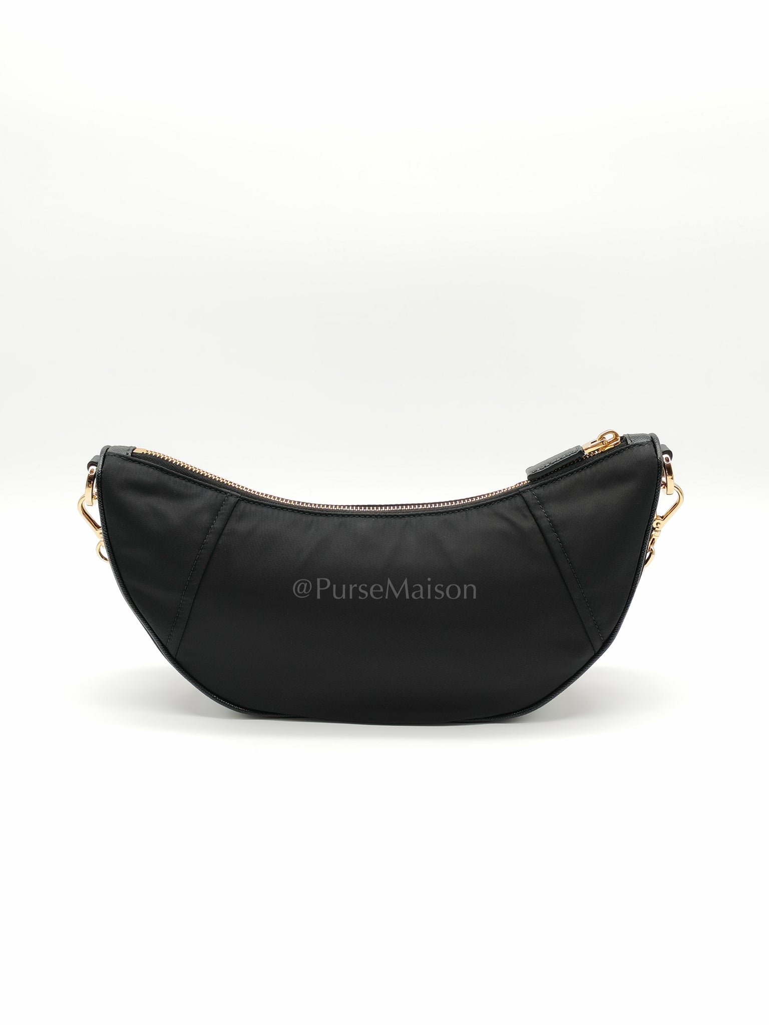 Re-Nylon Demi Lune Bandoliera Crossbody Bag | Purse Maison Luxury Bags Shop