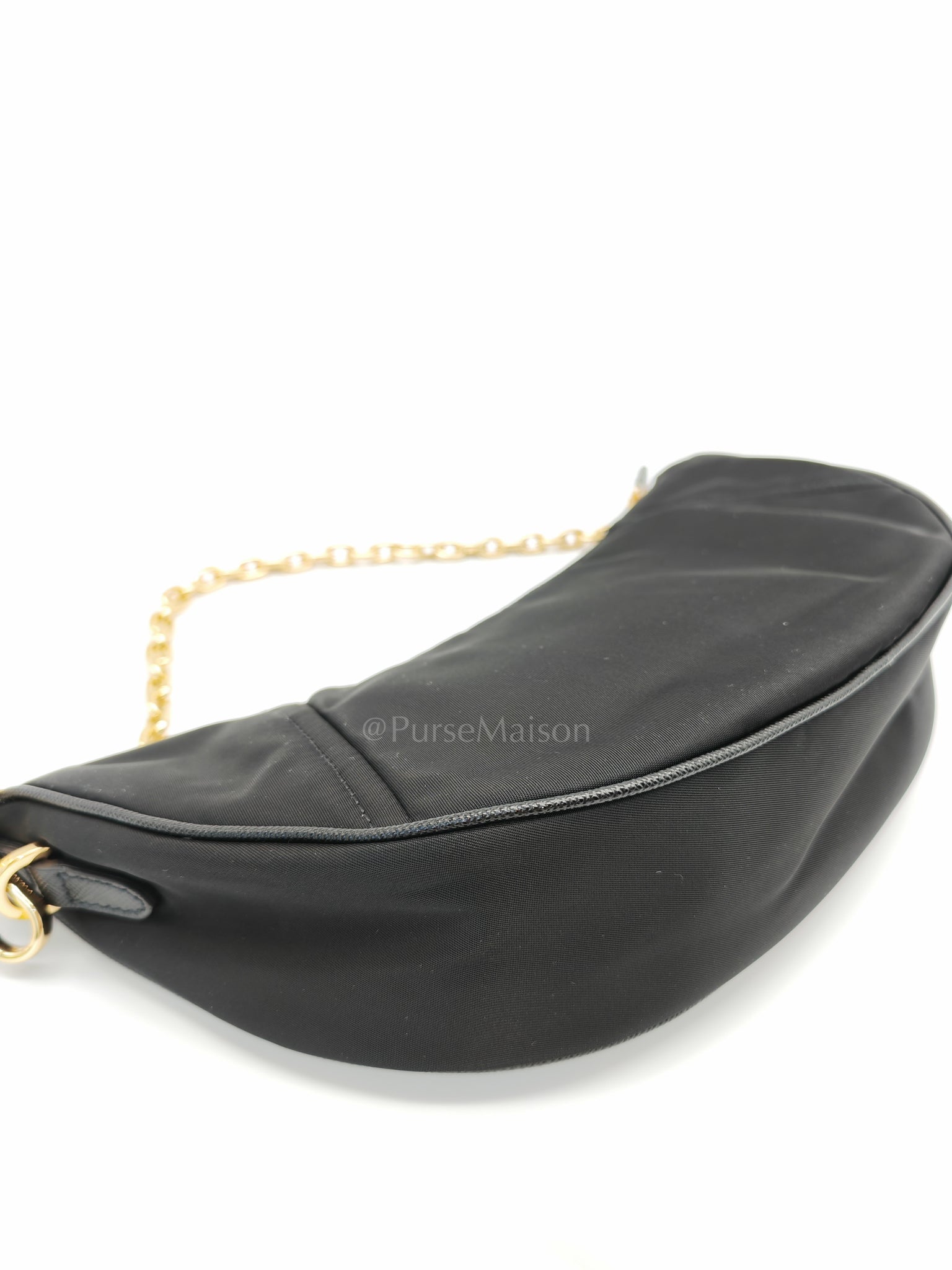 Re-Nylon Demi Lune Bandoliera Crossbody Bag | Purse Maison Luxury Bags Shop