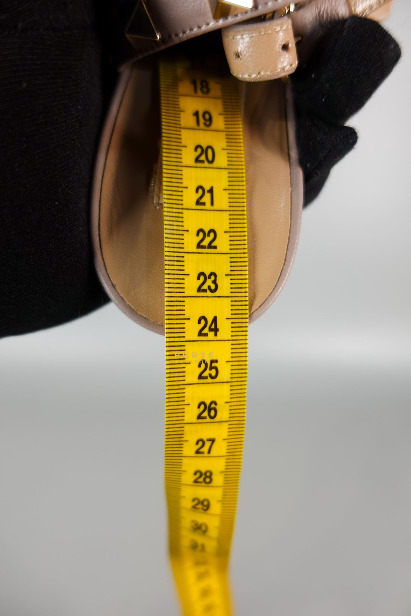 Red Leather Rockstud Slingback Pumps (Size 36EU 22.7cm) | Purse Maison Luxury Bags Shop