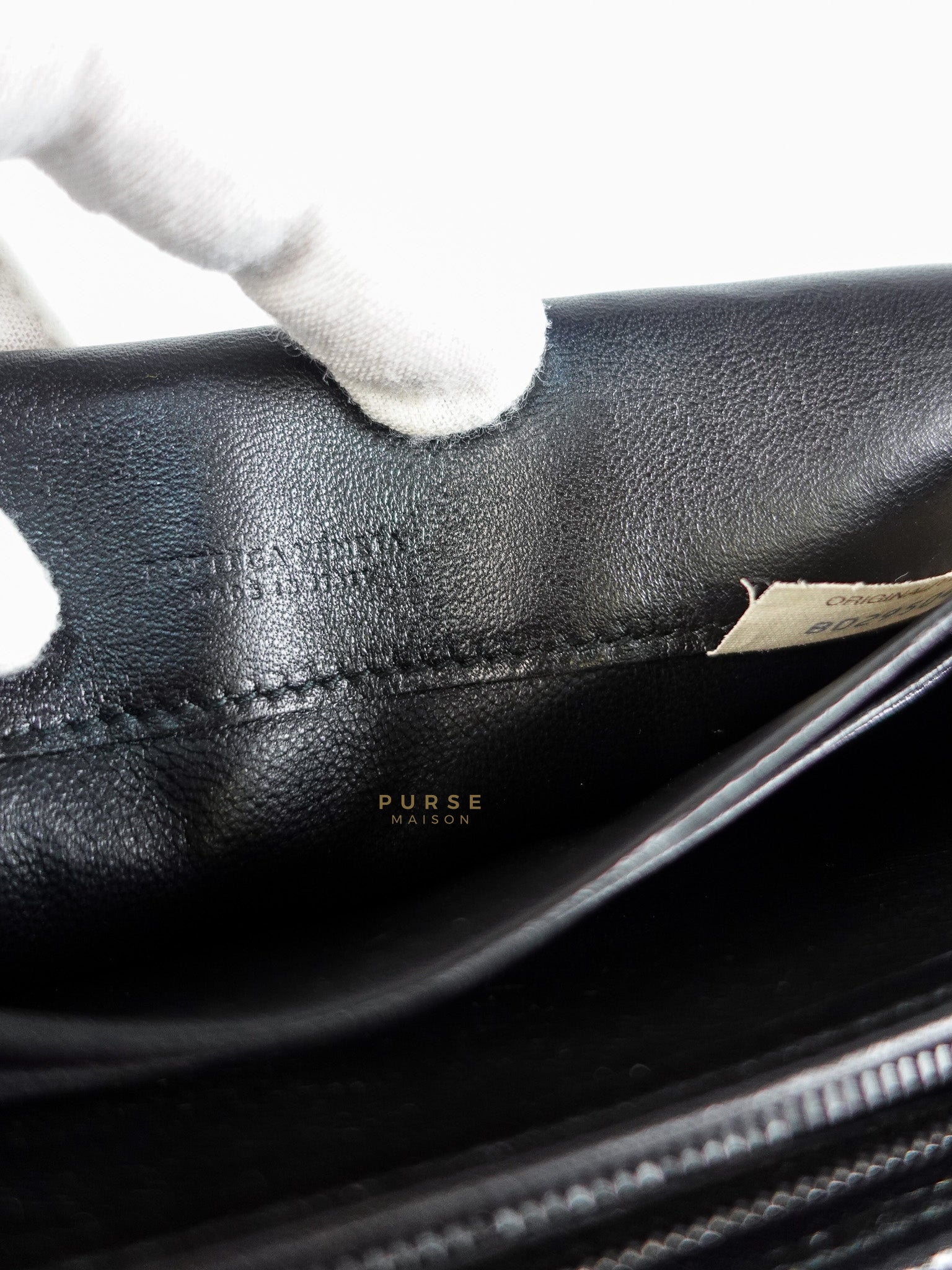 Red Multicolor Karung Flap Long Wallet | Purse Maison Luxury Bags Shop