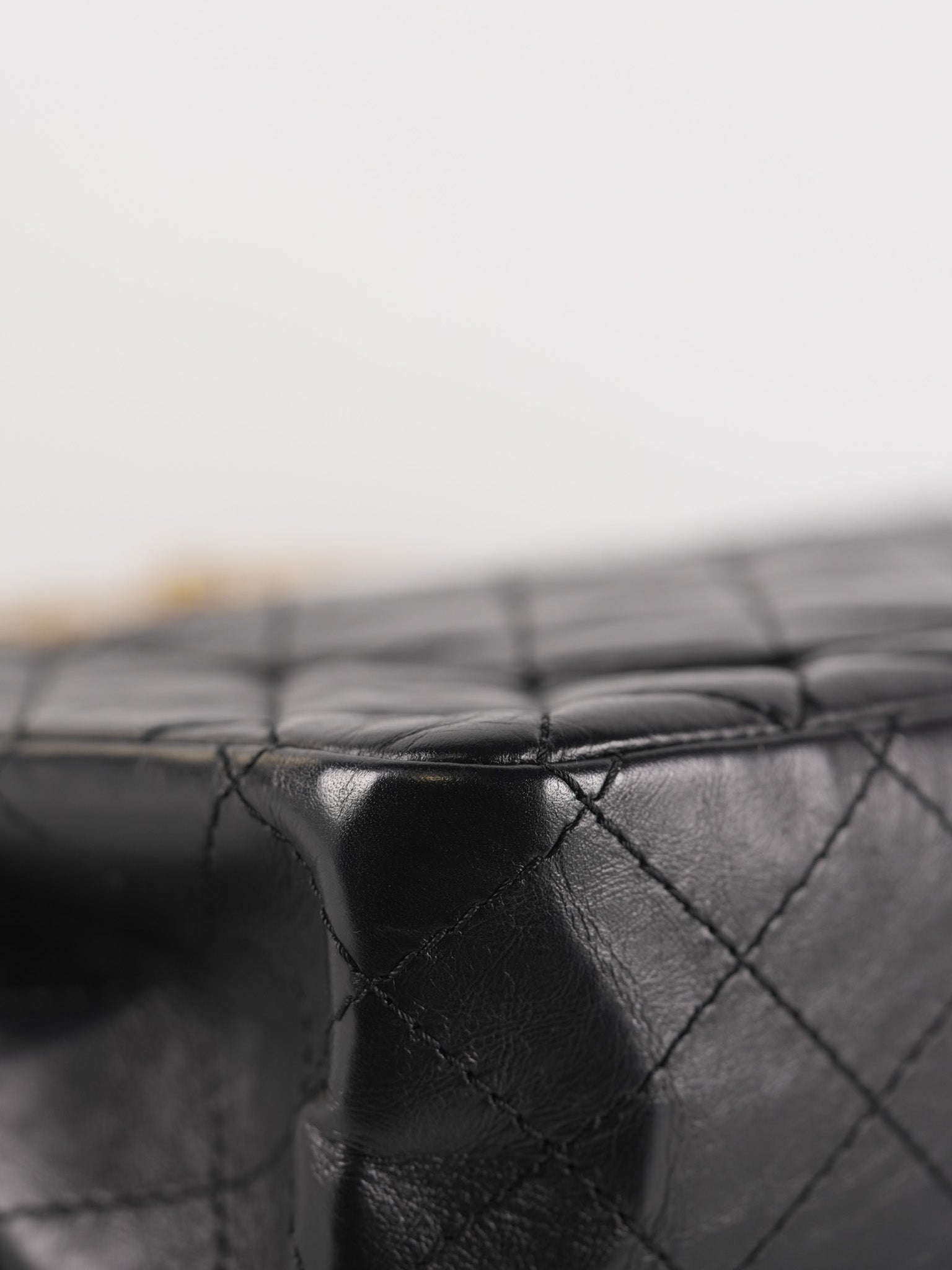 Reissue 2.55 Size 226 (Medium) in Black Quilted Calfskin Leather & Gold Hardware Series 21 | Purse Maison Luxury Bags Shop