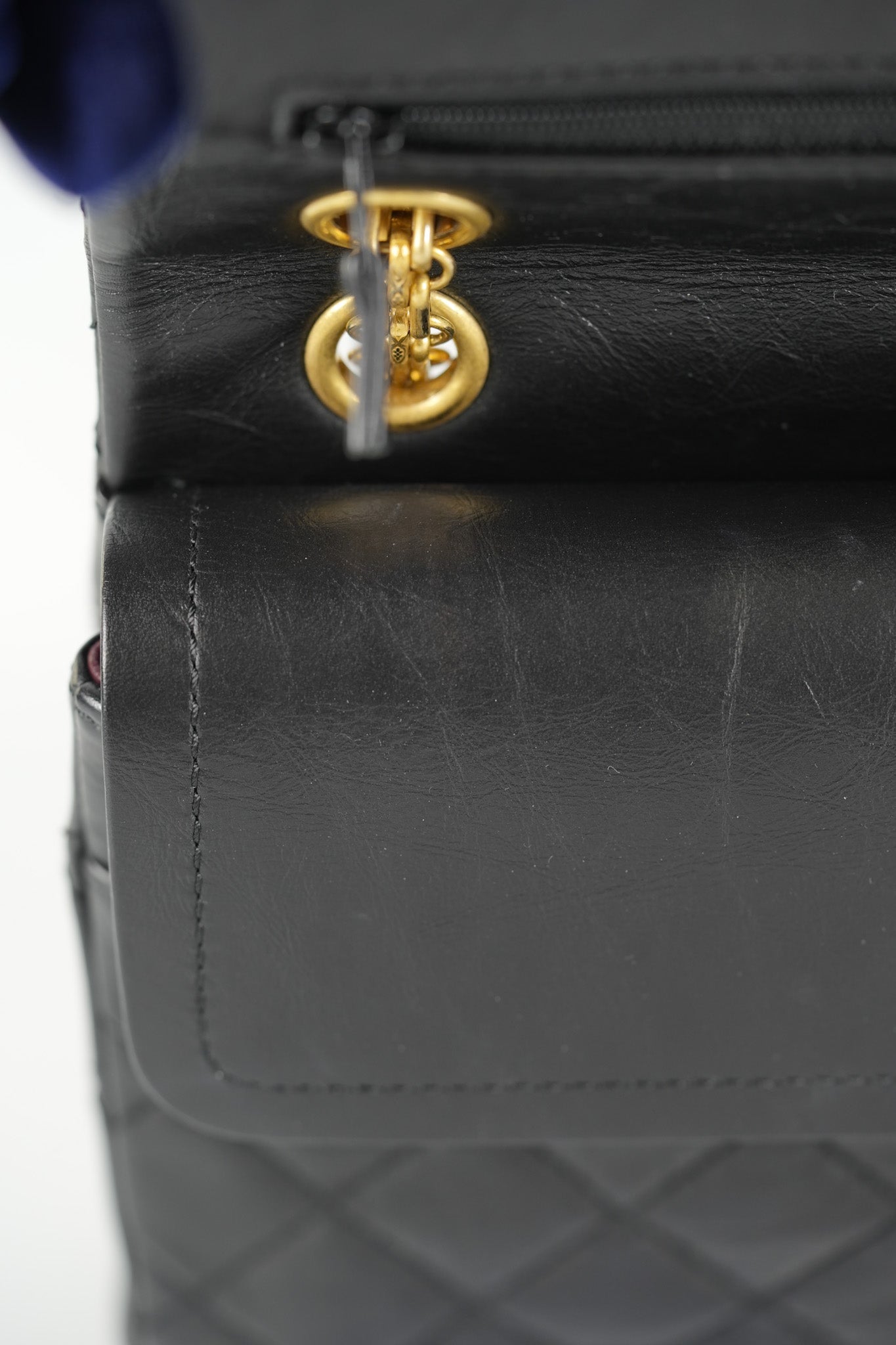 Reissue 2.55 Size 226 (Medium) in Black Quilted Calfskin Leather & Gold Hardware Series 21 | Purse Maison Luxury Bags Shop