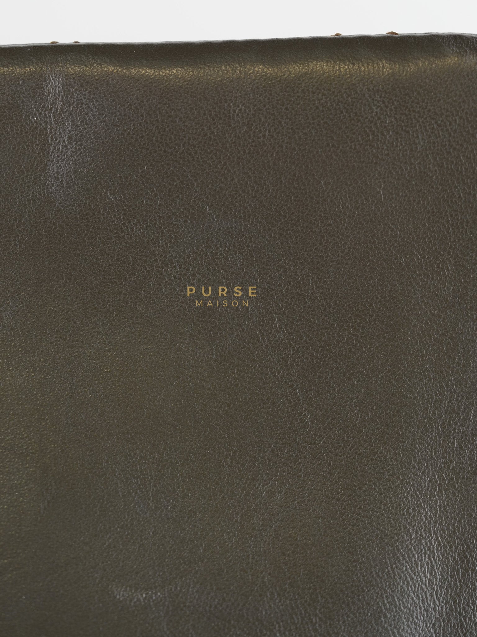 Reissue 2.55 Jumbo Bag in Charcoal Green Lambskin Leather & Gold Hardware Series 13 | Purse Maison Luxury Bags Shop