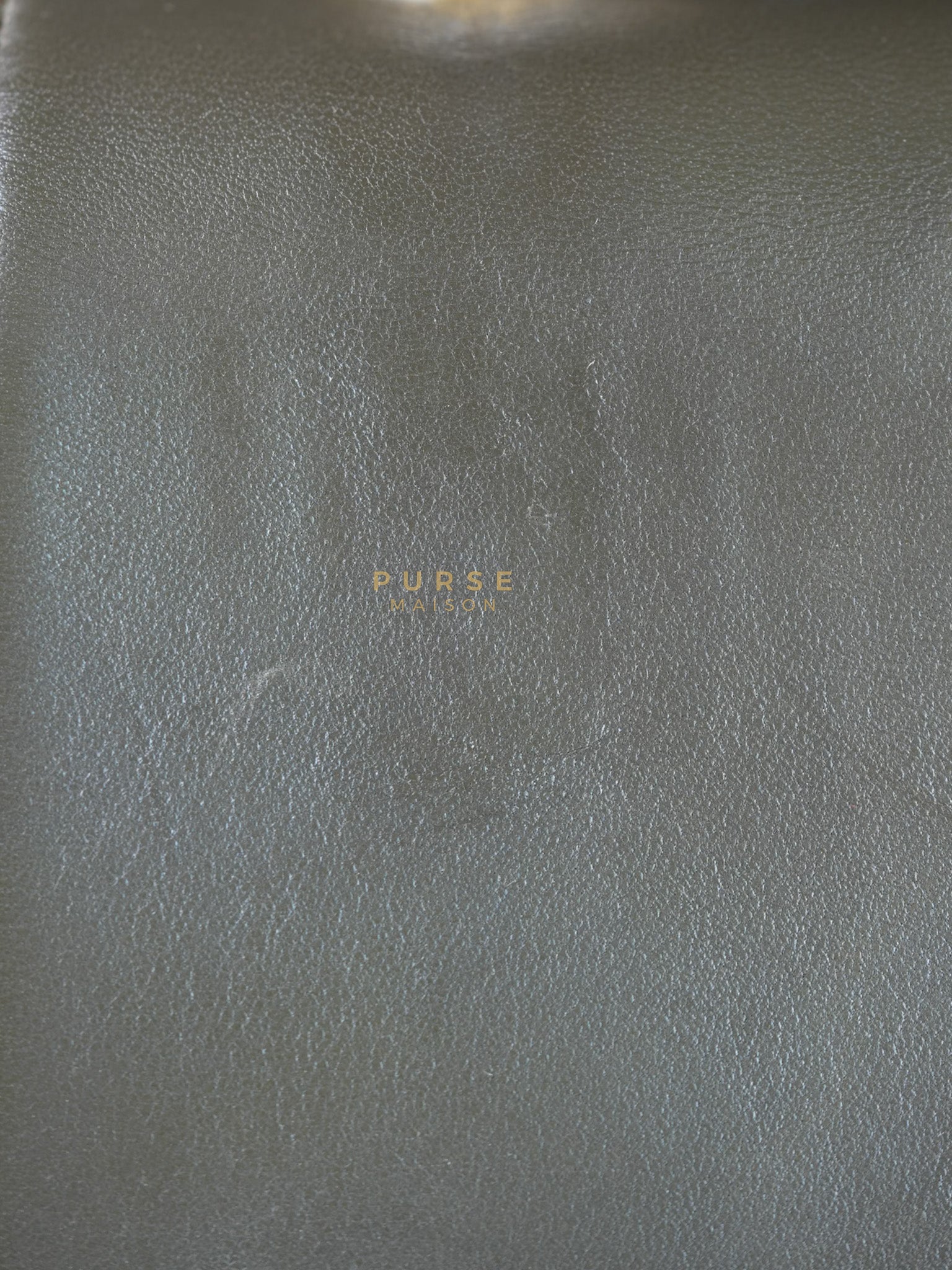 Reissue 2.55 Jumbo Bag in Charcoal Green Lambskin Leather & Gold Hardware Series 13 | Purse Maison Luxury Bags Shop