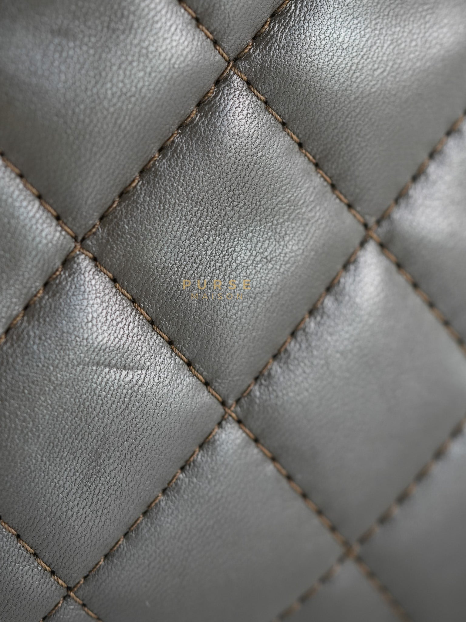 Reissue 2.55 Jumbo Bag in Charcoal Green Lambskin Leather & Gold Hardware Series 13 | Purse Maison Luxury Bags Shop