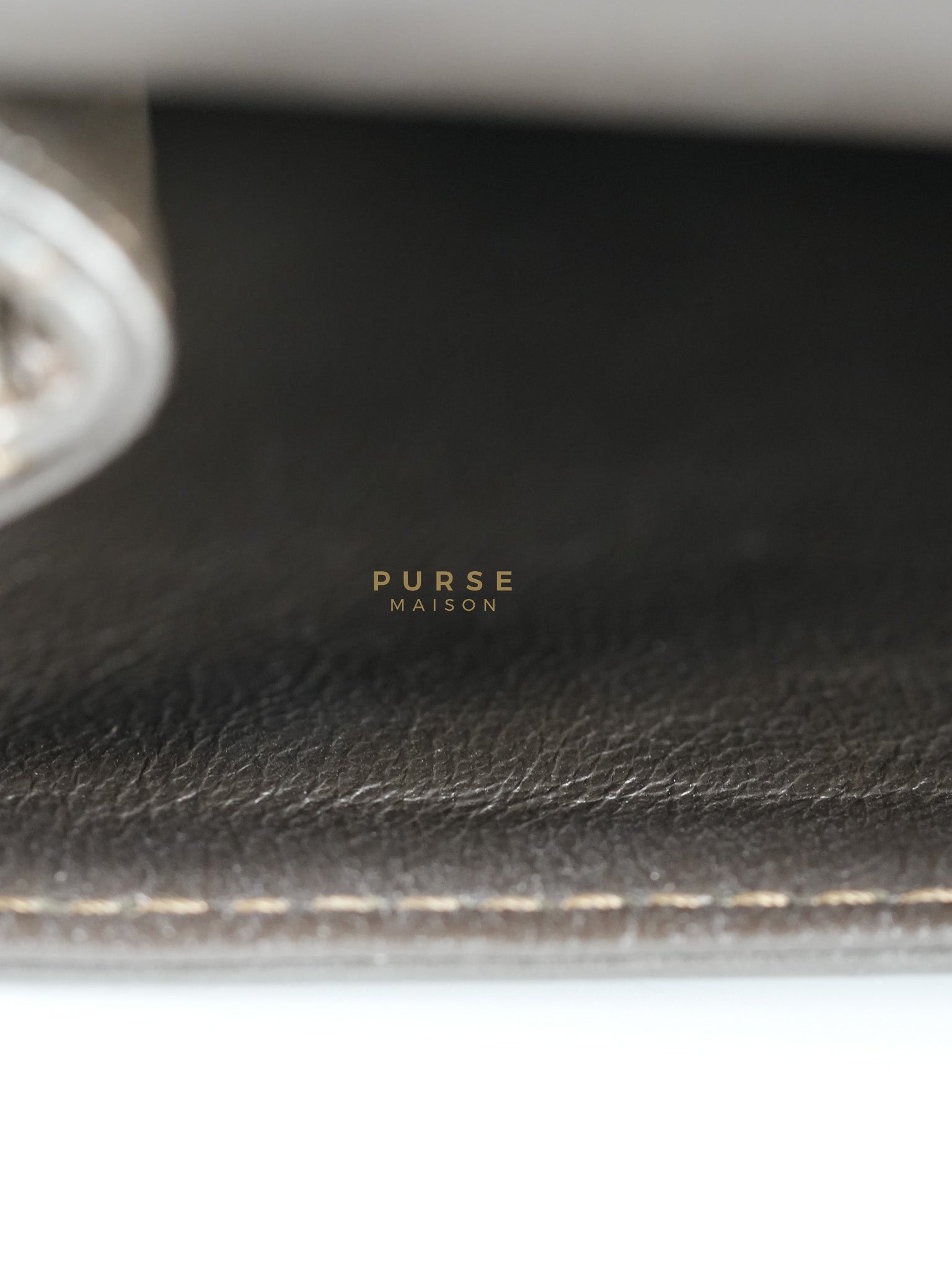 Reissue 2.55 Jumbo Bag in Charcoal Green Lambskin Leather & Gold Hardware Series 13 | Purse Maison Luxury Bags Shop