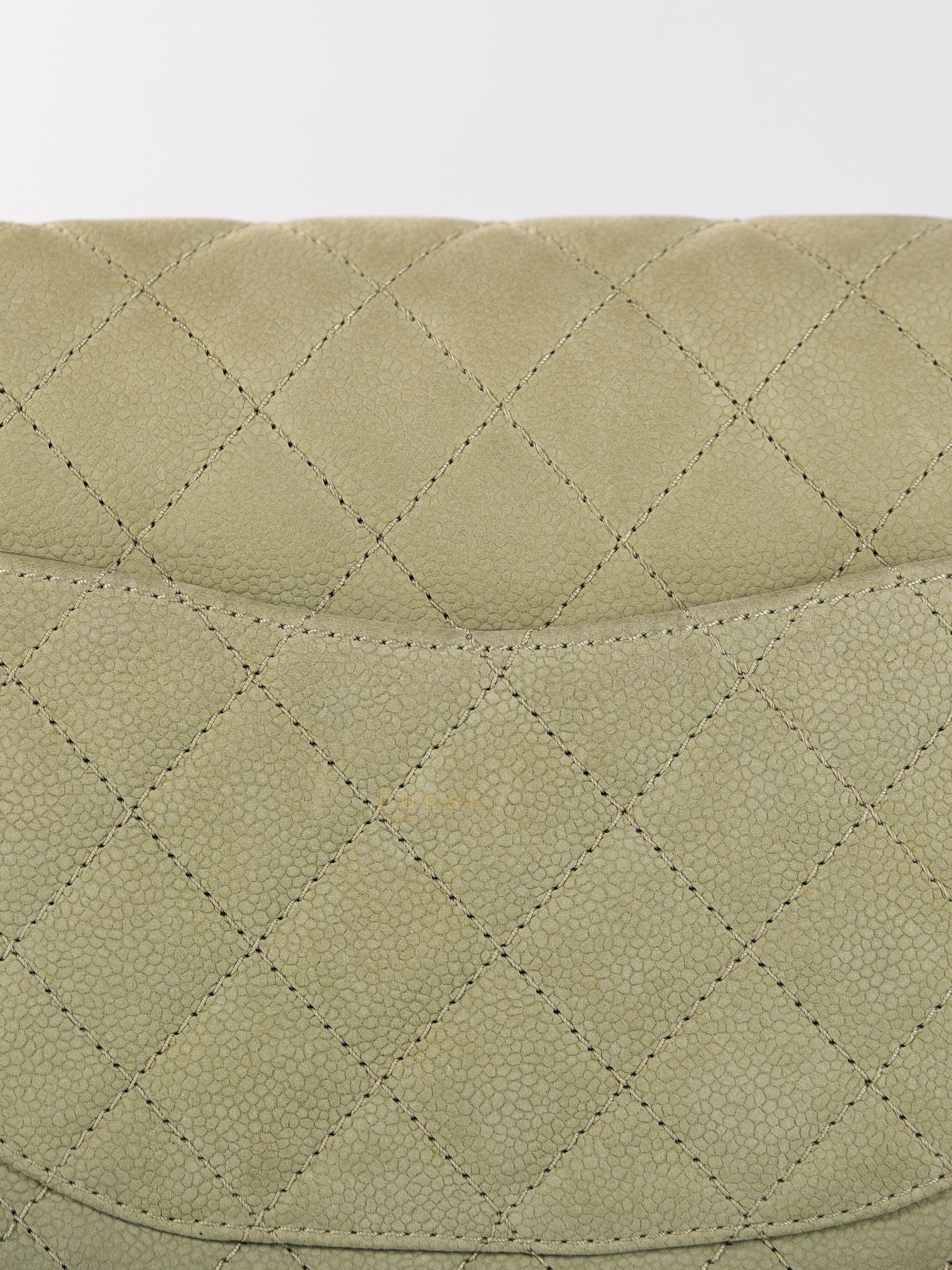 Reissue 2.55 Medium Pistachio Suede Leather Ruthenium Hardware Series 17 | Purse Maison Luxury Bags Shop