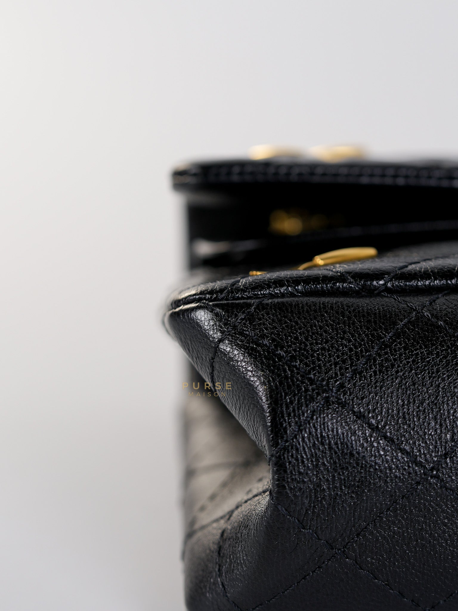 Reissue 2.55 Small Spoon Charms Brasserie Calfskin Leather in Aged Gold Hardware Series 21 | Purse Maison Luxury Bags Shop