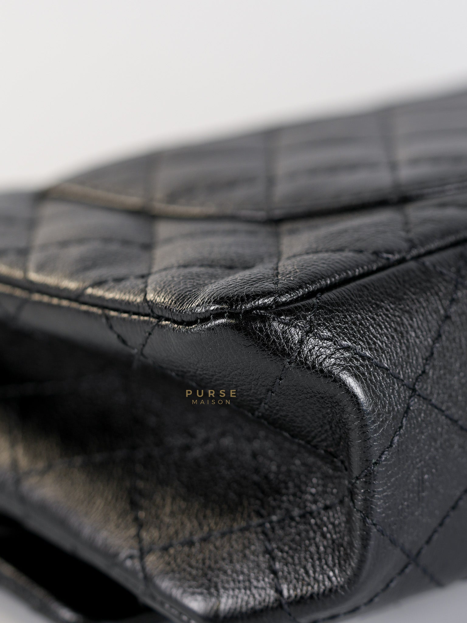 Reissue 2.55 Small Spoon Charms Brasserie Calfskin Leather in Aged Gold Hardware Series 21 | Purse Maison Luxury Bags Shop