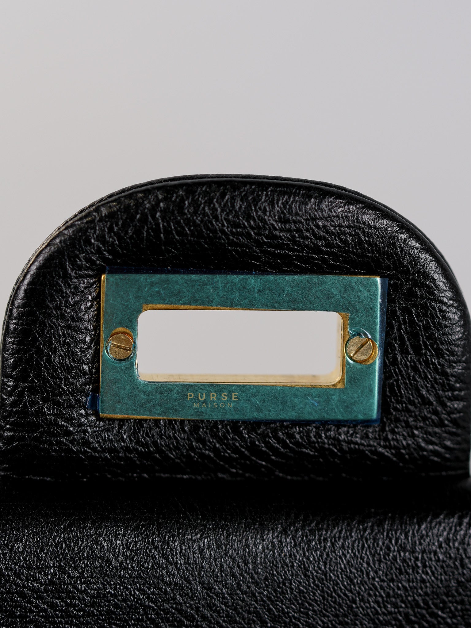 Reissue 2.55 Small Spoon Charms Brasserie Calfskin Leather in Aged Gold Hardware Series 21 | Purse Maison Luxury Bags Shop