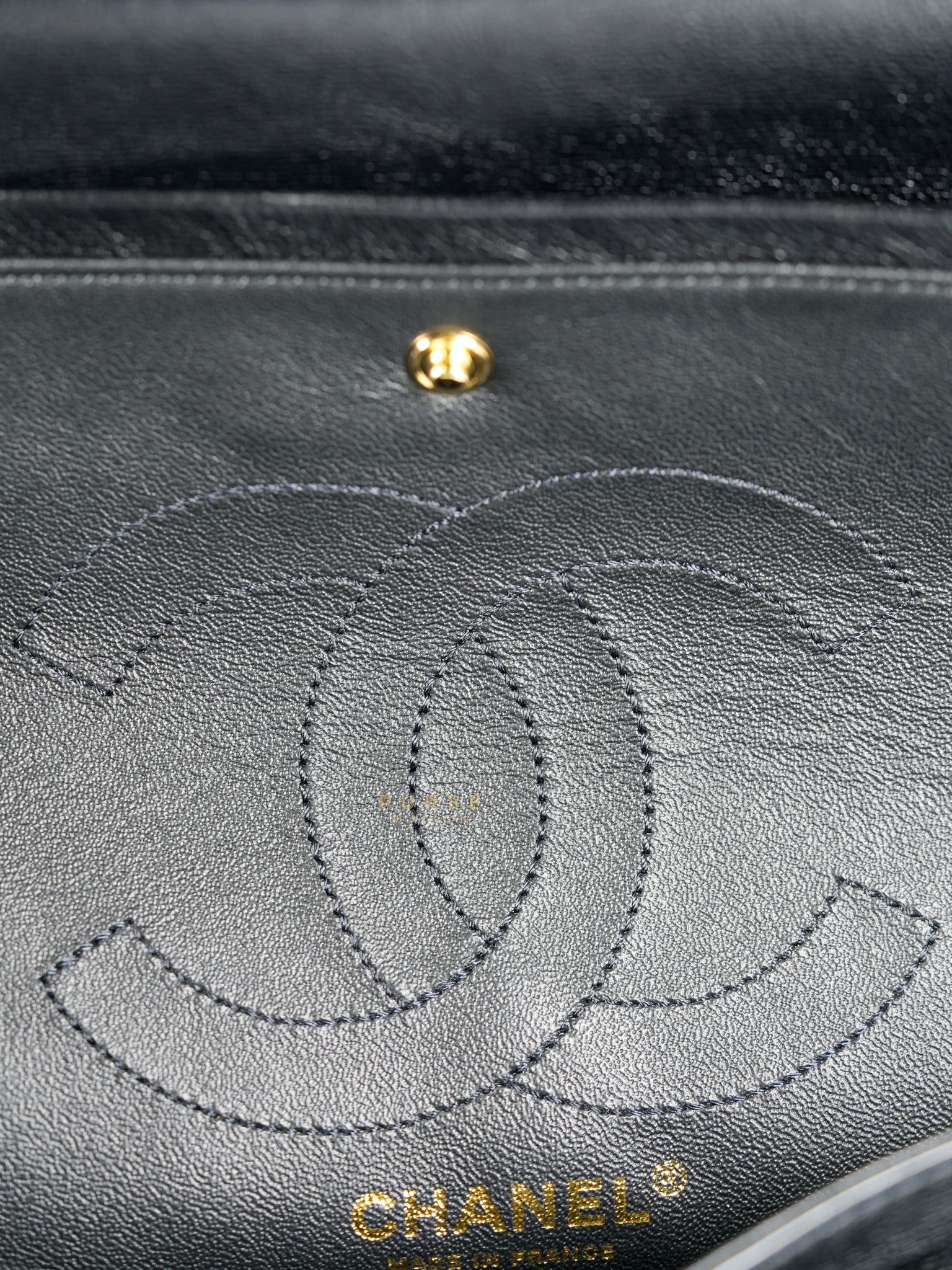 Reissue 2.55 Small Spoon Charms Brasserie Calfskin Leather in Aged Gold Hardware Series 21 | Purse Maison Luxury Bags Shop