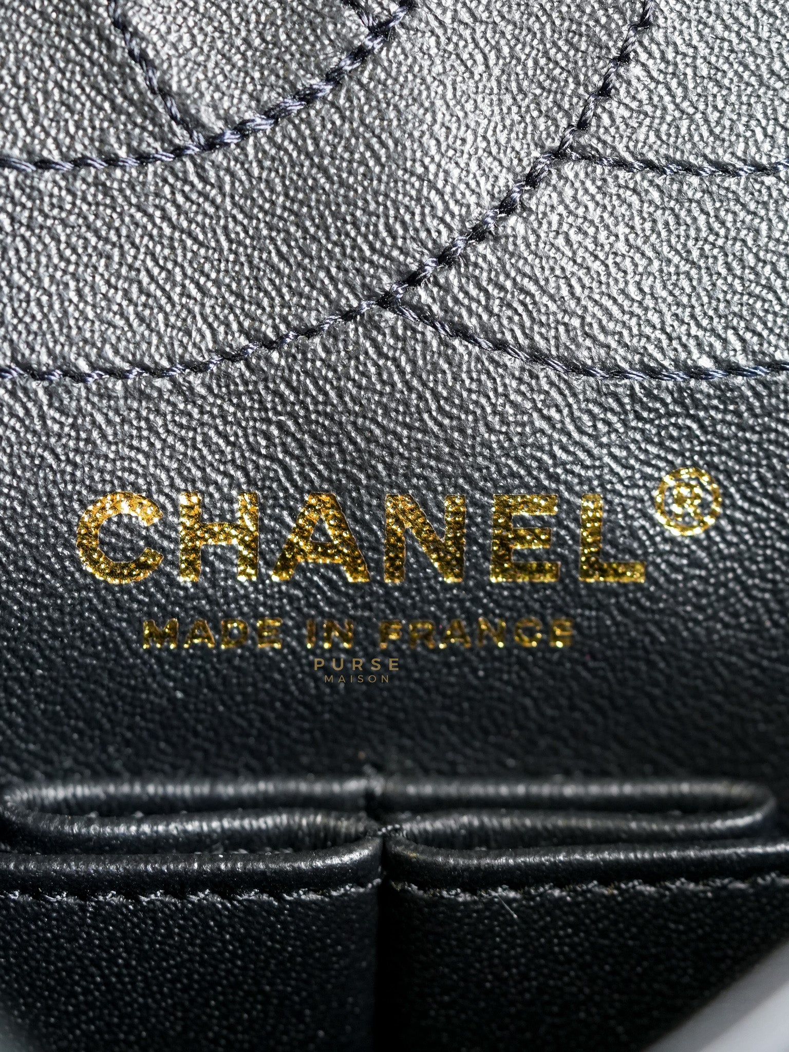 Reissue 2.55 Small Spoon Charms Brasserie Calfskin Leather in Aged Gold Hardware Series 21 | Purse Maison Luxury Bags Shop