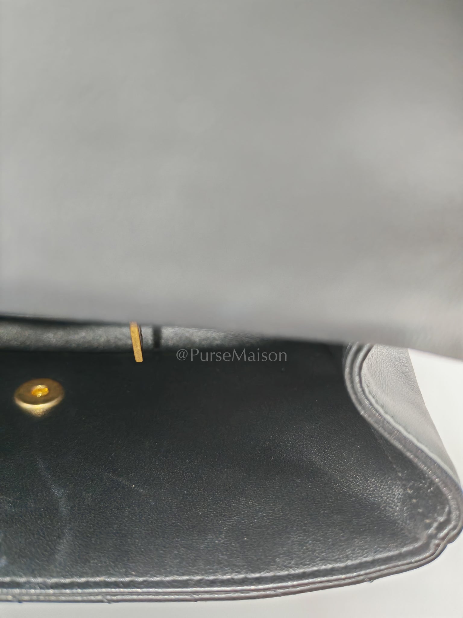 Reverse Chevron Quilted Top Handle Flap Bag in Lambskin Leather and Aged Gold Hardware Series 24 | Purse Maison Luxury Bags Shop