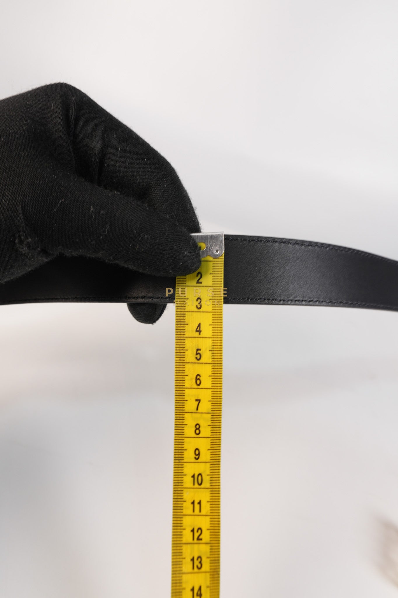 Reversible Anagram Belt in Black/Tan Leather Size 75 | Purse Maison Luxury Bags Shop