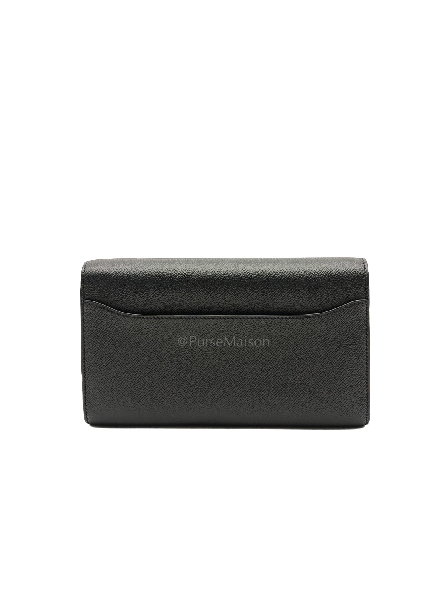 Constance To Go in Black Epsom Leather & Rose Gold Hardware Stamp W(2024)