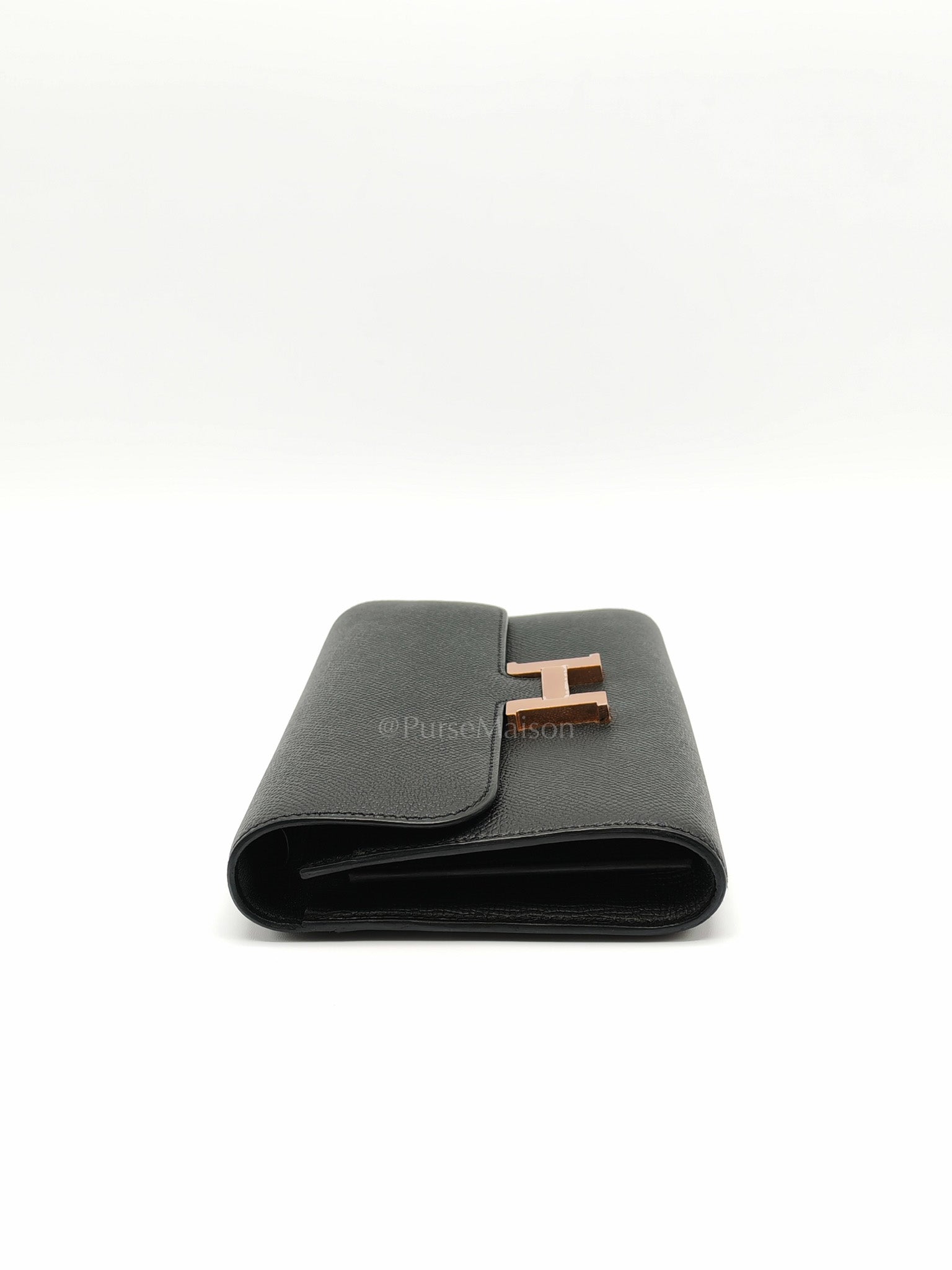 Constance To Go in Black Epsom Leather & Rose Gold Hardware Stamp W(2024)