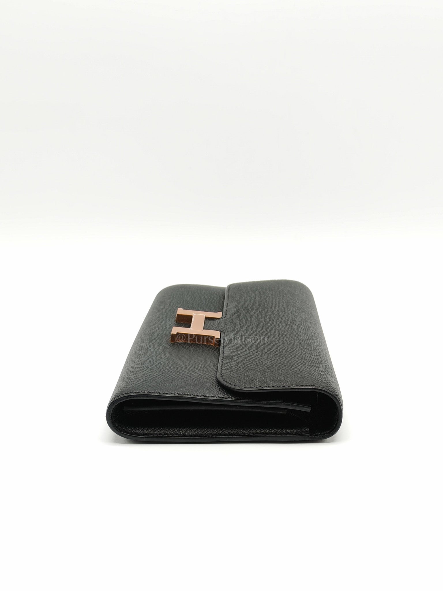 Constance To Go in Black Epsom Leather & Rose Gold Hardware Stamp W(2024)