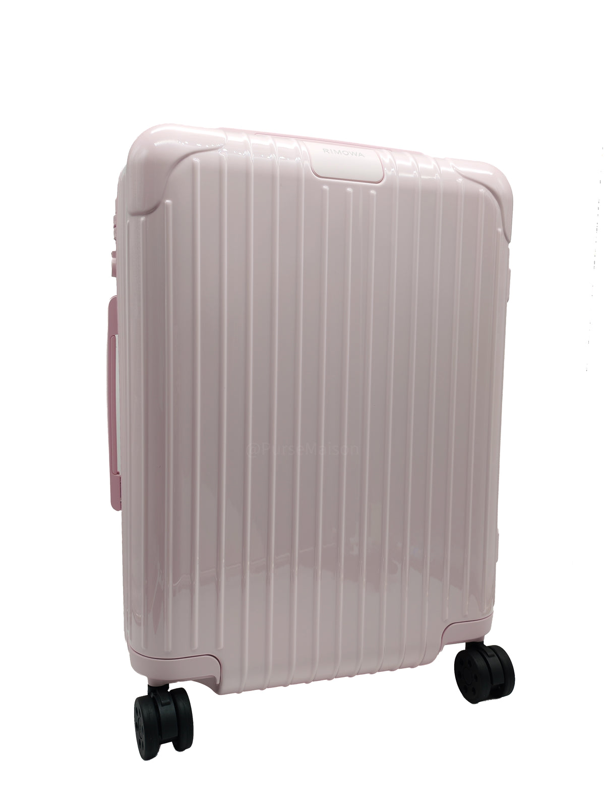 Rimowa Essential Check-In L in Gloss Ballerina Pink Luggage | Purse Maison Luxury Bags Shop