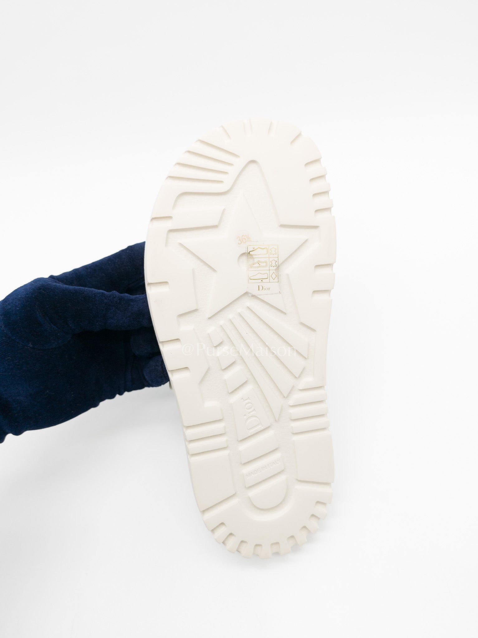 Christian Dior Dioract Sandals in White Lambskin Leather & Gold Hardware Size 36.5 EU (23.5cm)