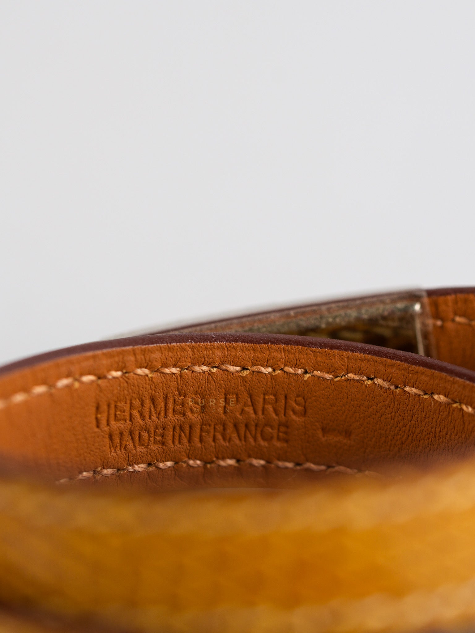 Rivale Double Tour Croc XS Bracelet Palladium Hardware Stamp X | Purse Maison Luxury Bags Shop