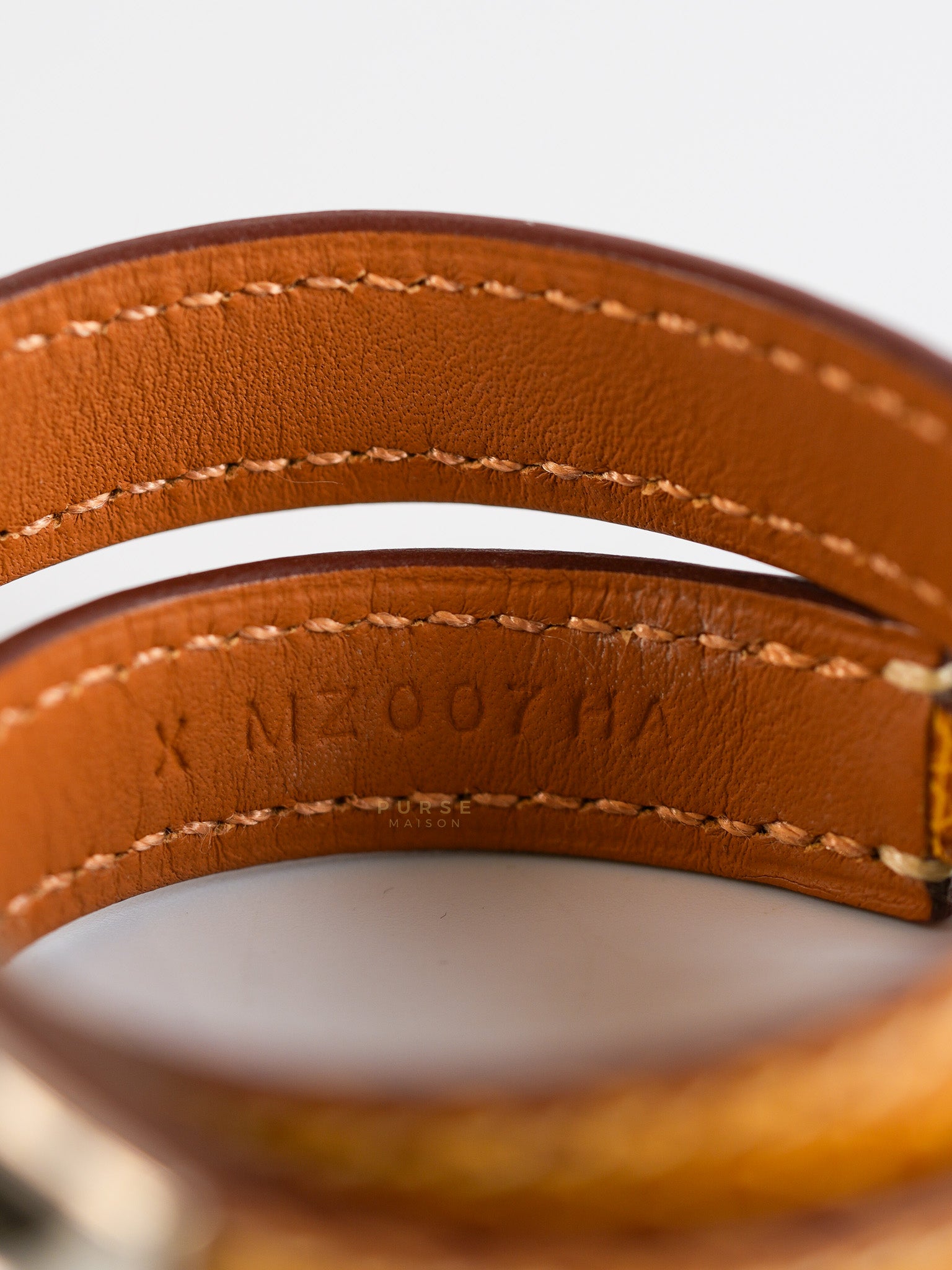 Rivale Double Tour Croc XS Bracelet Palladium Hardware Stamp X | Purse Maison Luxury Bags Shop