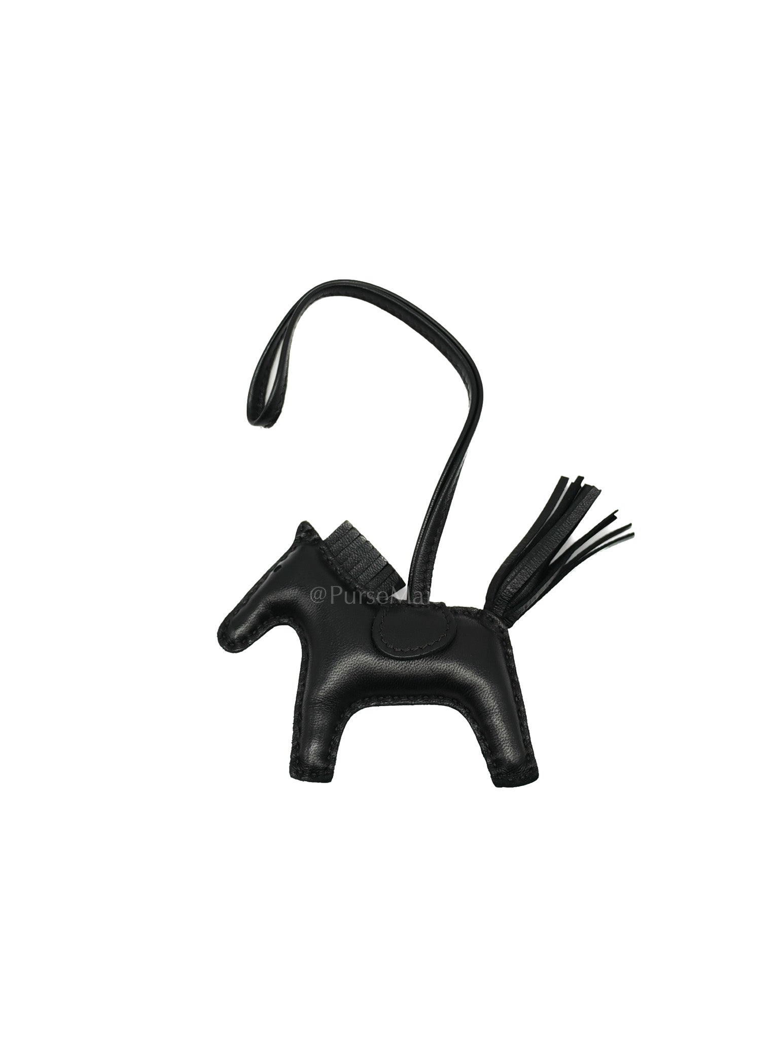 Rodeo Charm PM So Black in Swift Leather Stamp U(2022)