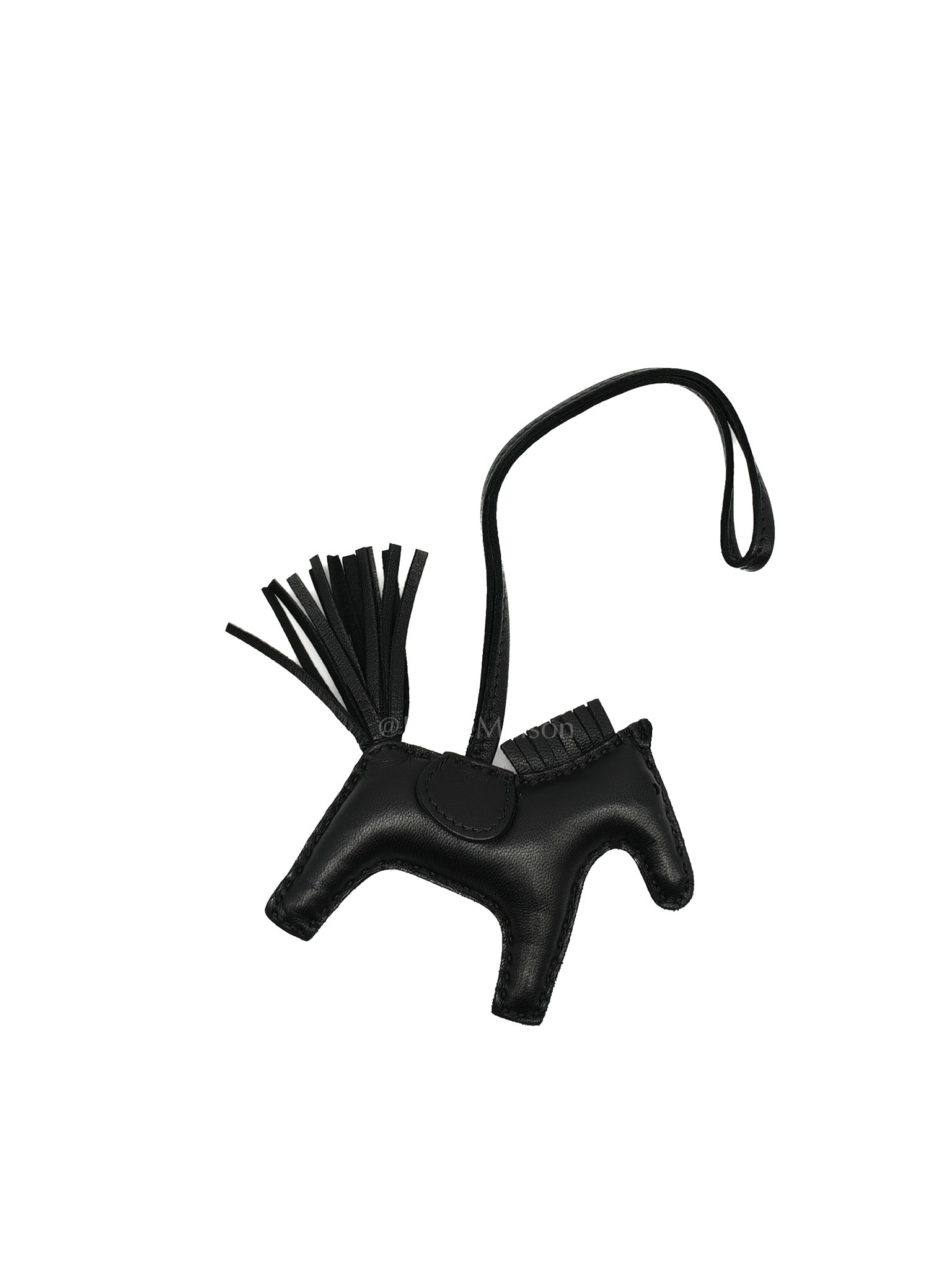 Rodeo Charm PM So Black in Swift Leather Stamp U(2022)