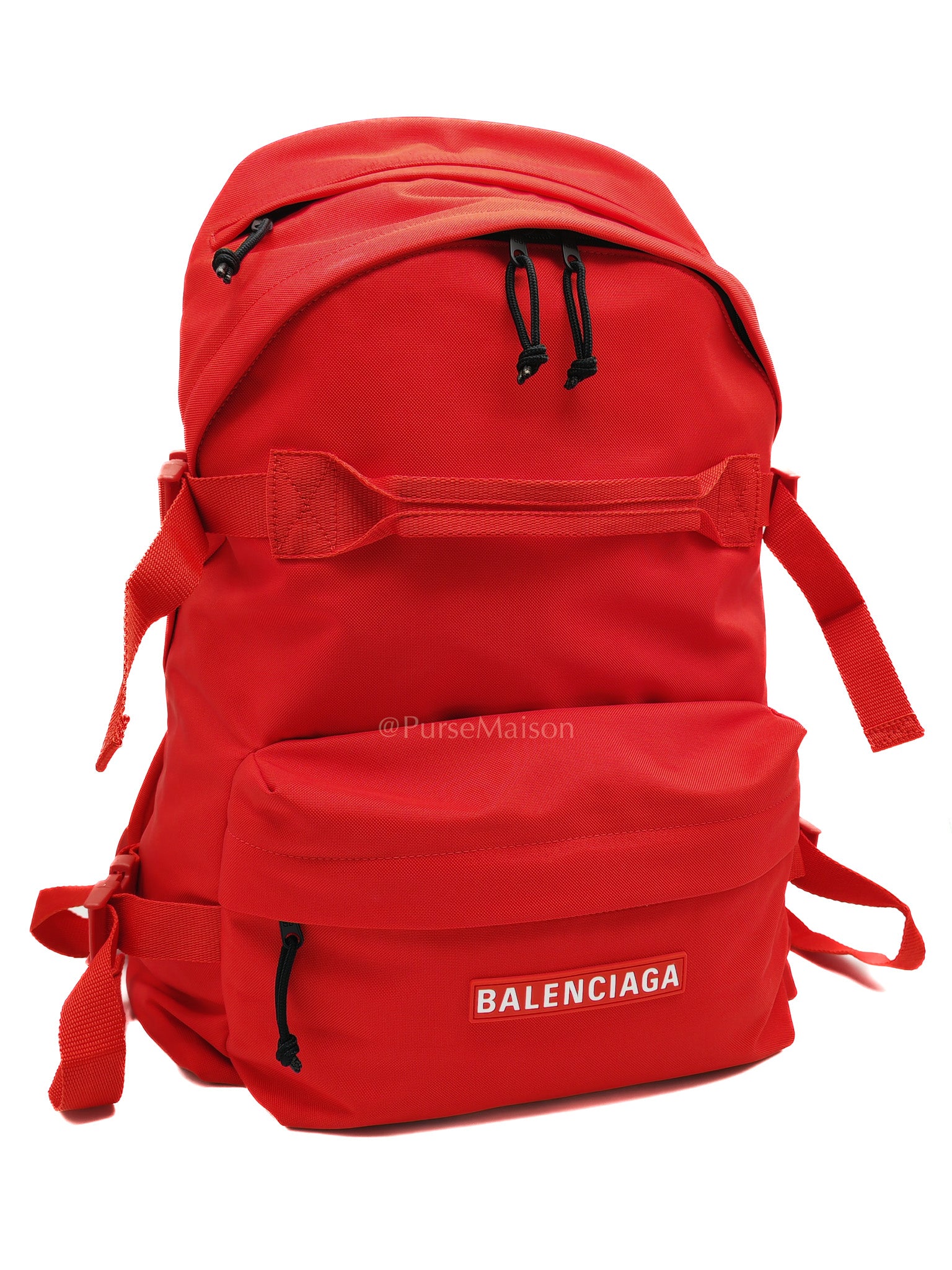 Skiwear in Red Nylon Backpack