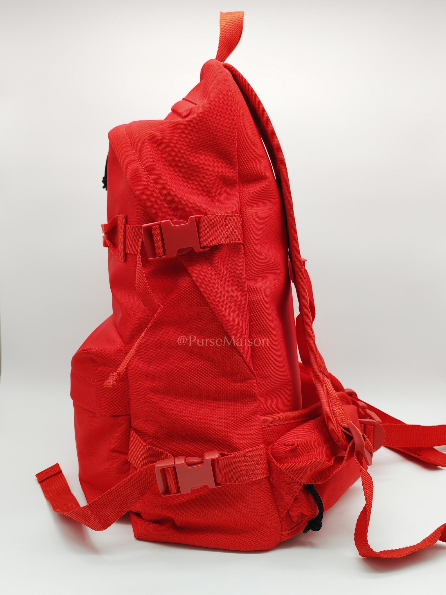 Skiwear in Red Nylon Backpack