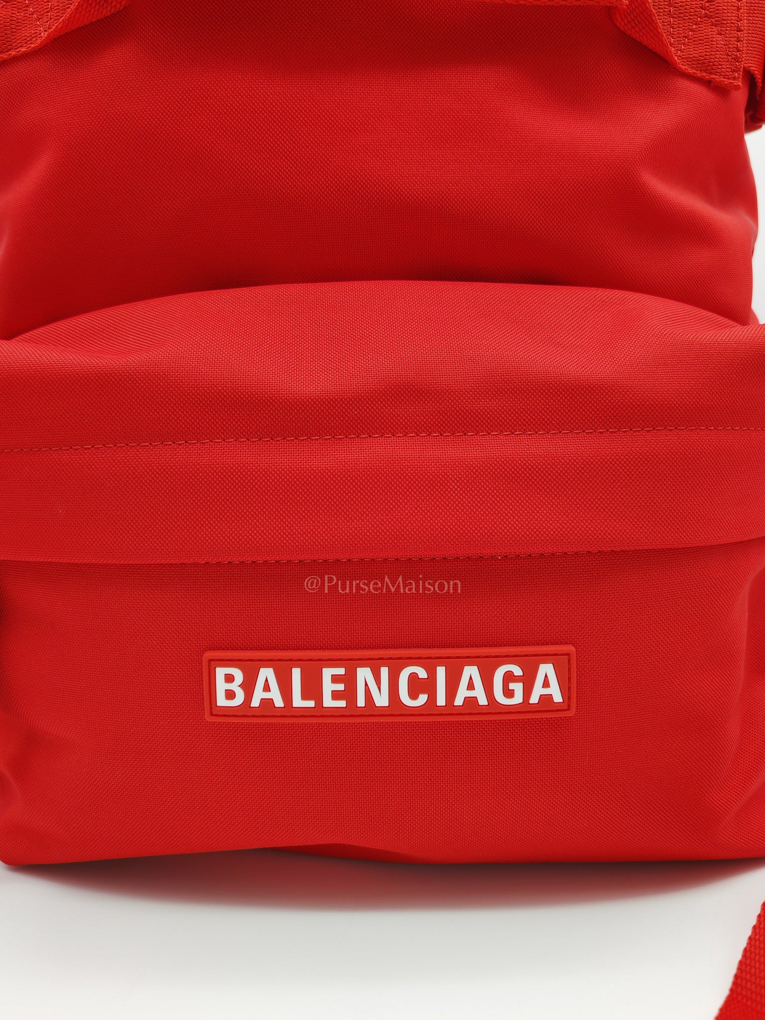 Skiwear in Red Nylon Backpack