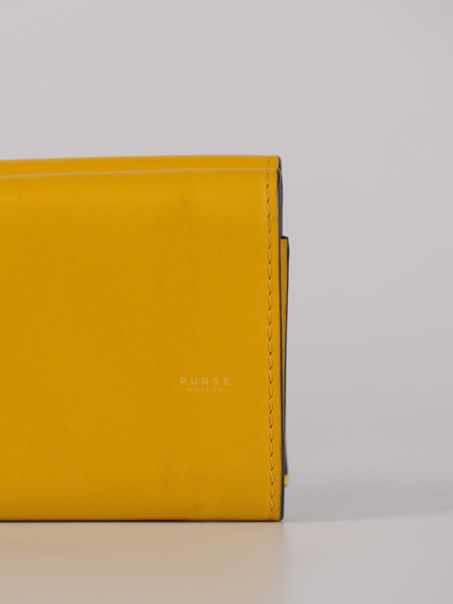 Roma Trifold Wallet in Yellow & Blue | Purse Maison Luxury Bags Shop