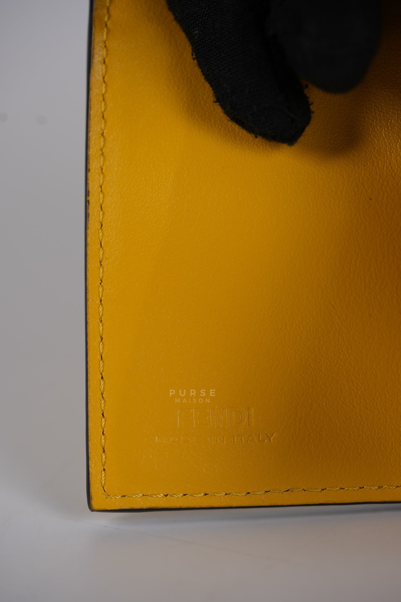 Roma Trifold Wallet in Yellow & Blue | Purse Maison Luxury Bags Shop