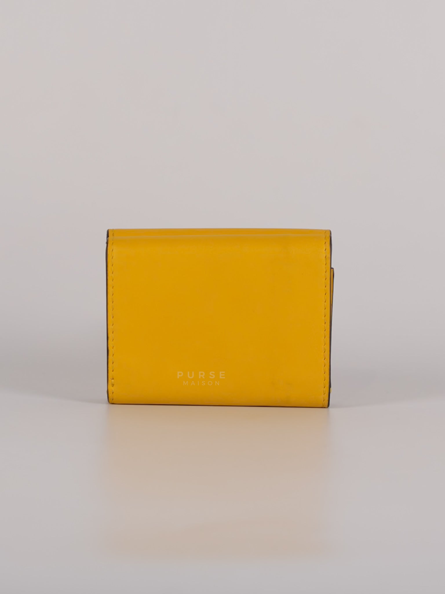 Roma Trifold Wallet in Yellow & Blue | Purse Maison Luxury Bags Shop