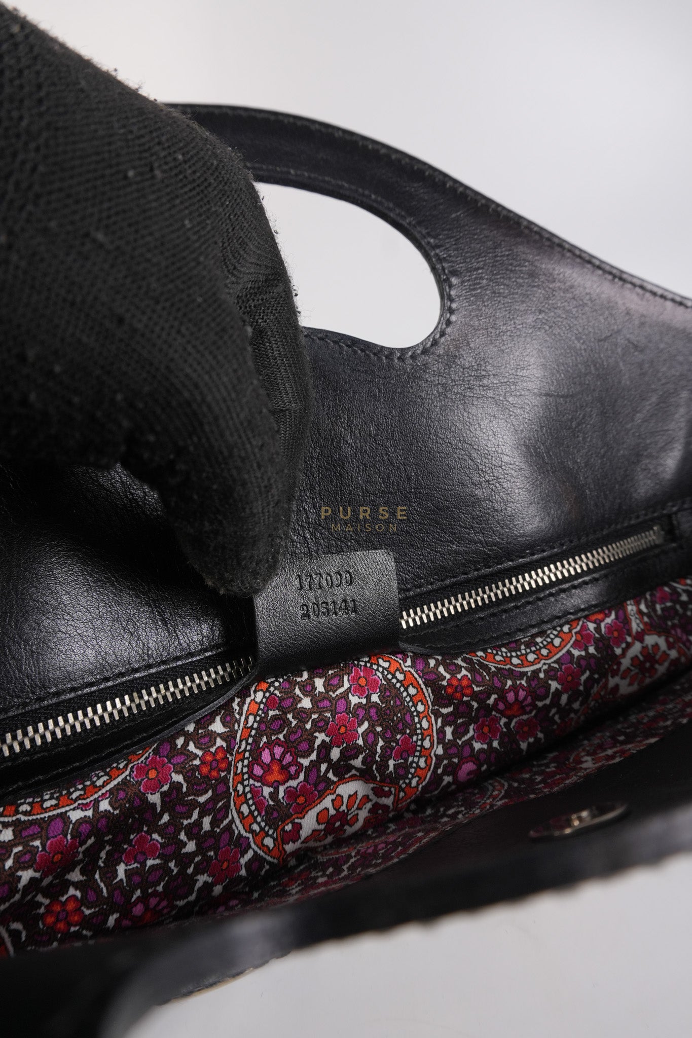 Romy Tote Bag in Black Patent Leather | Purse Maison Luxury Bags Shop