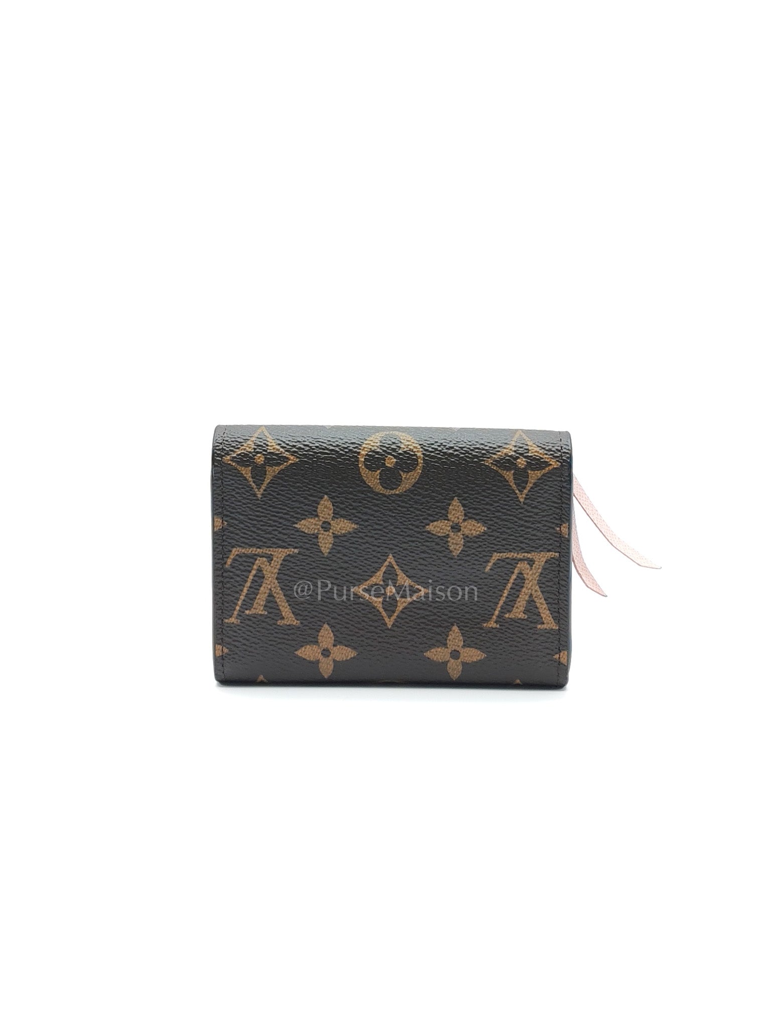 Rosalie in Monogram Canvas with Rose Ballerine interior Wallet | Purse Maison Luxury Bags Shop