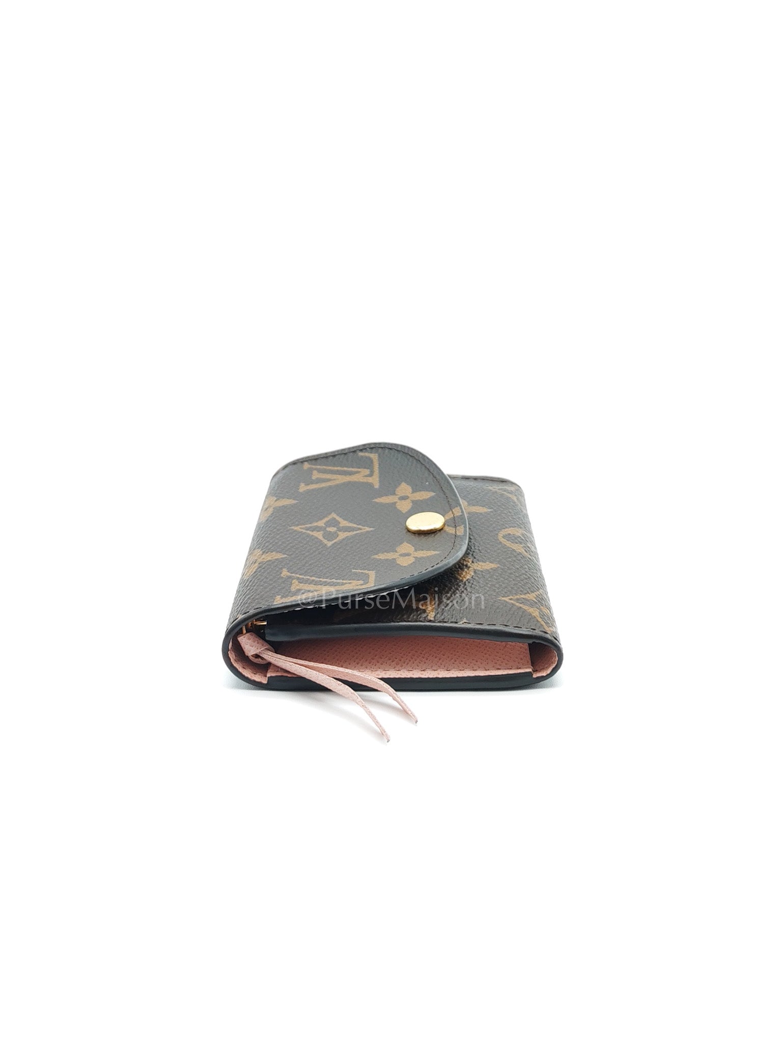 Rosalie in Monogram Canvas with Rose Ballerine interior Wallet | Purse Maison Luxury Bags Shop