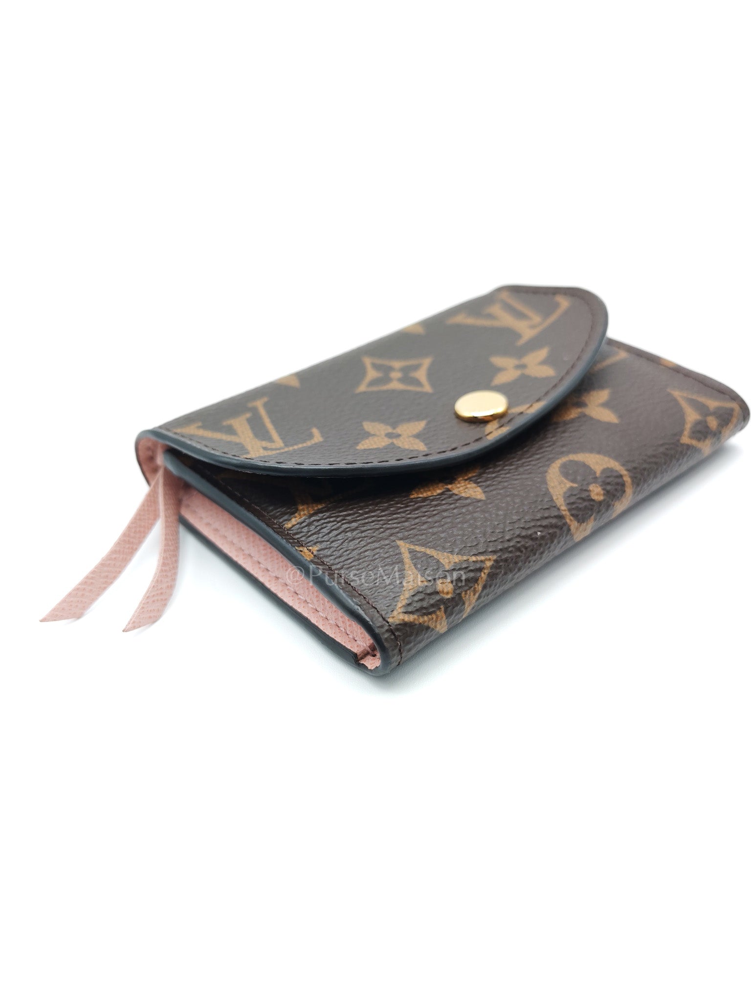 Rosalie in Monogram Canvas with Rose Ballerine interior Wallet | Purse Maison Luxury Bags Shop