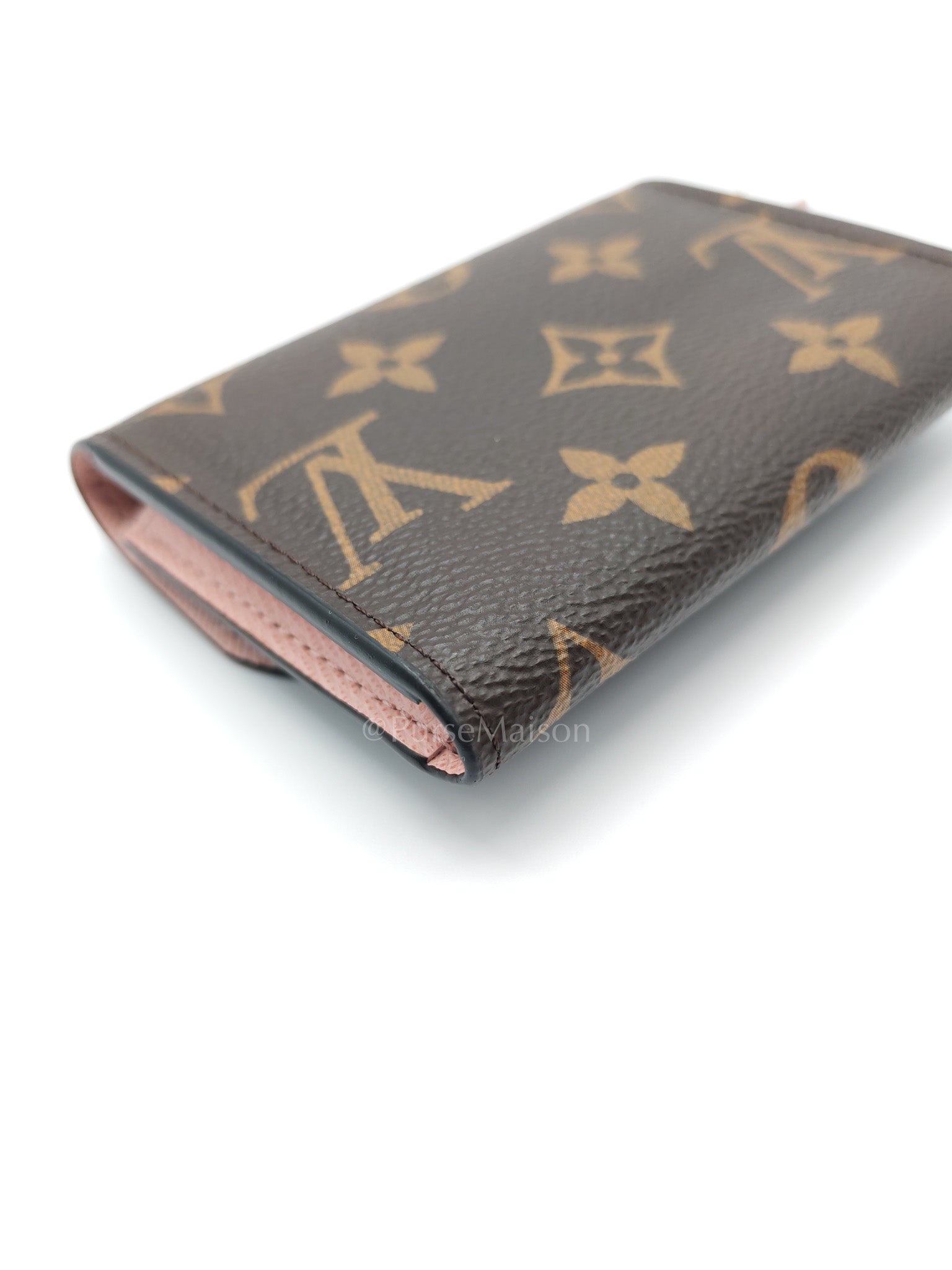 Rosalie in Monogram Canvas with Rose Ballerine interior Wallet | Purse Maison Luxury Bags Shop