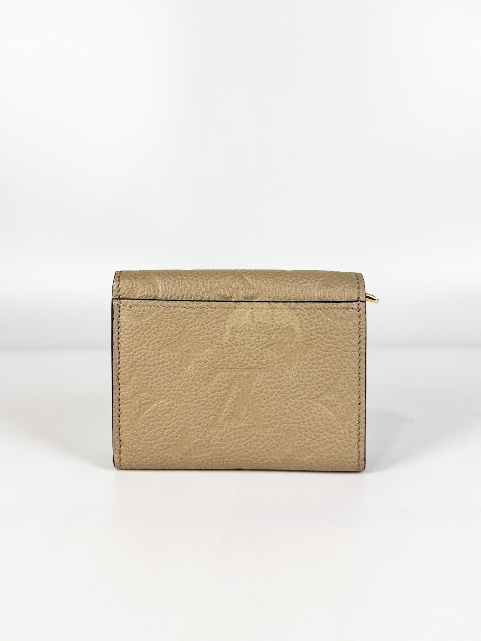 Rosalie Wallet in Tourterelle Monogram Empreinte Leather (Microchip) | Purse Maison Luxury Bags Shop