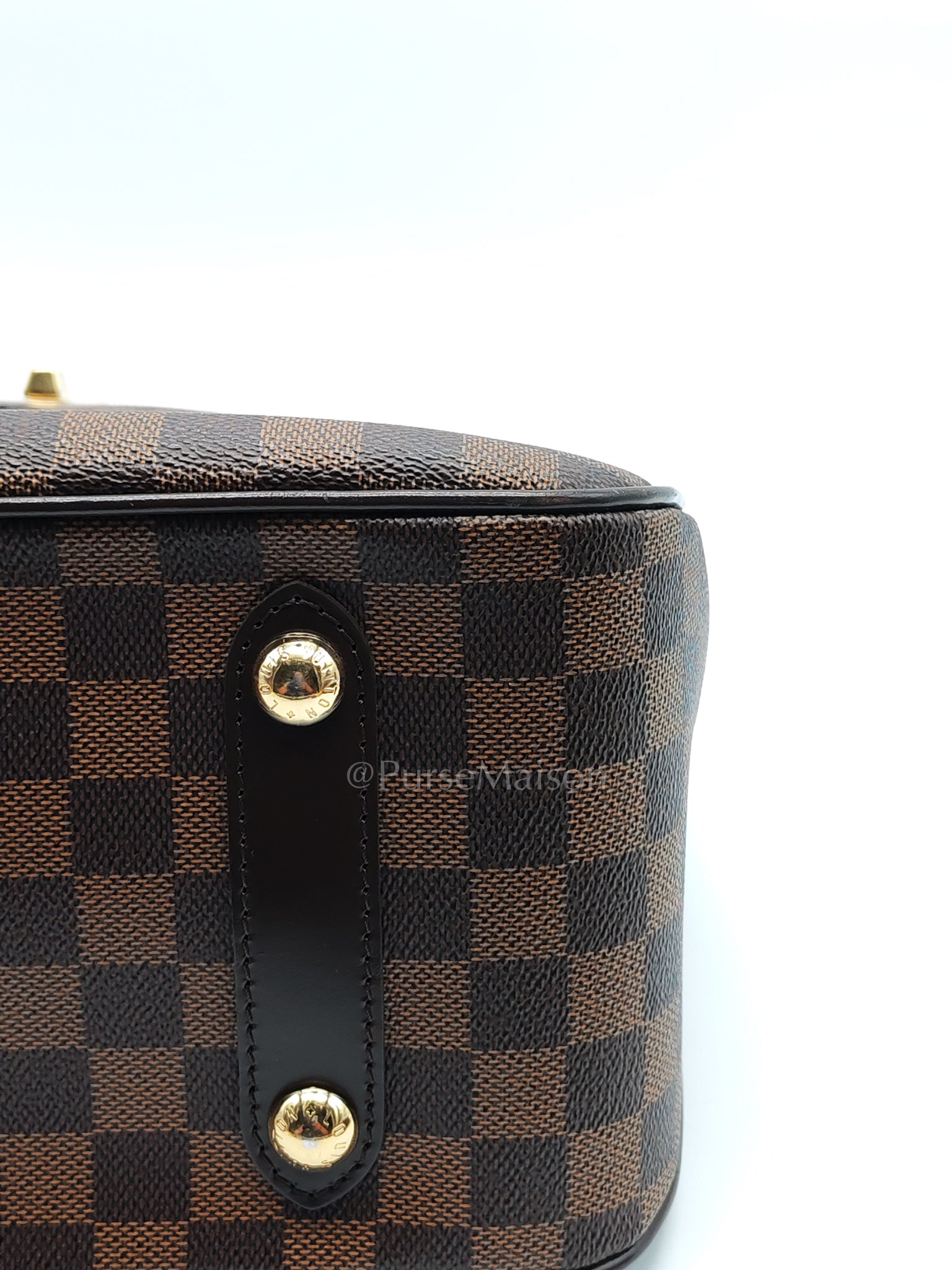 Roseberry Cabas in Damier Ebene Canvas Shoulder Bag (Date Code: AR1122) | Purse Maison Luxury Bags Shop