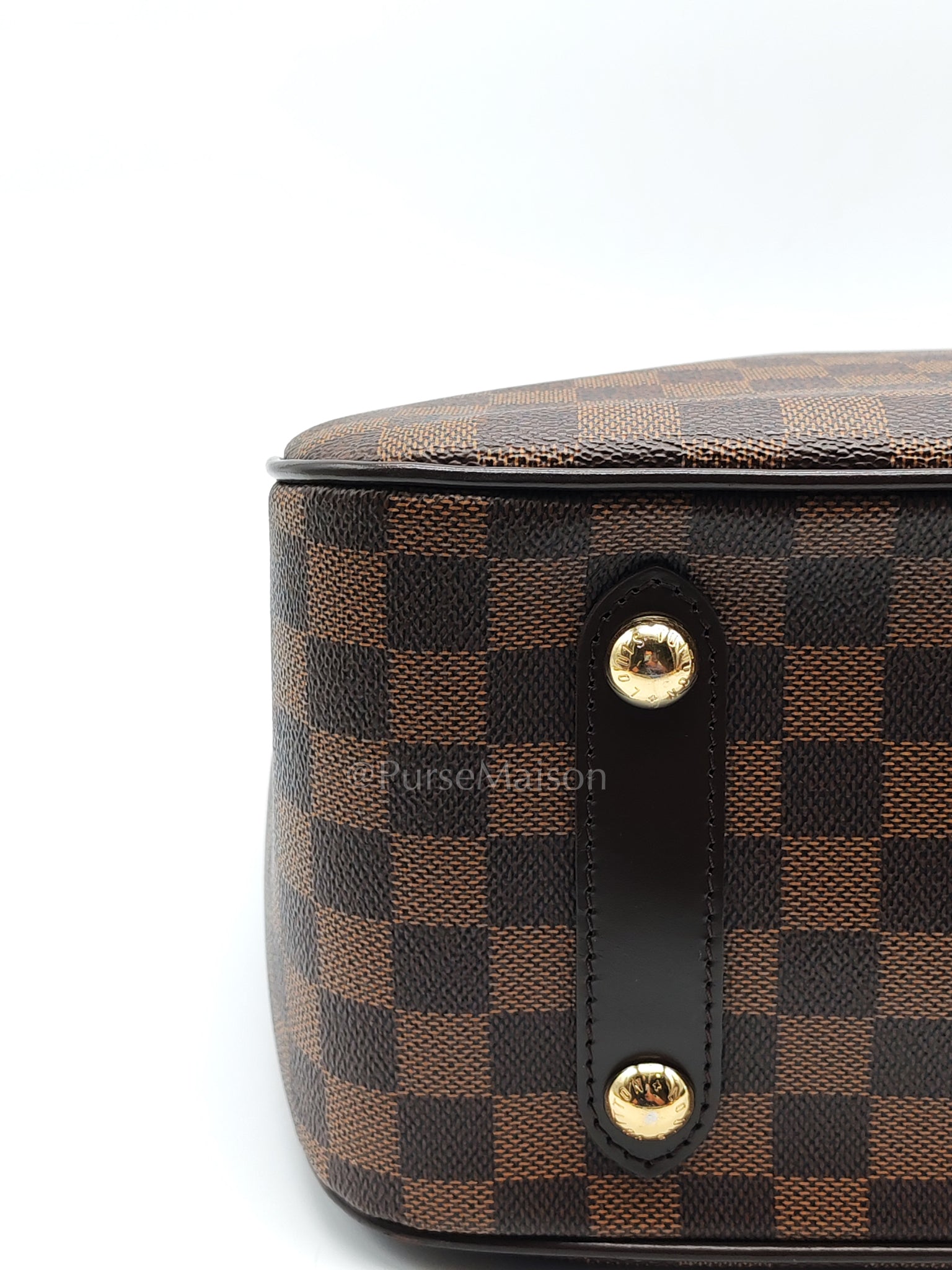 Roseberry Cabas in Damier Ebene Canvas Shoulder Bag (Date Code: AR1122) | Purse Maison Luxury Bags Shop