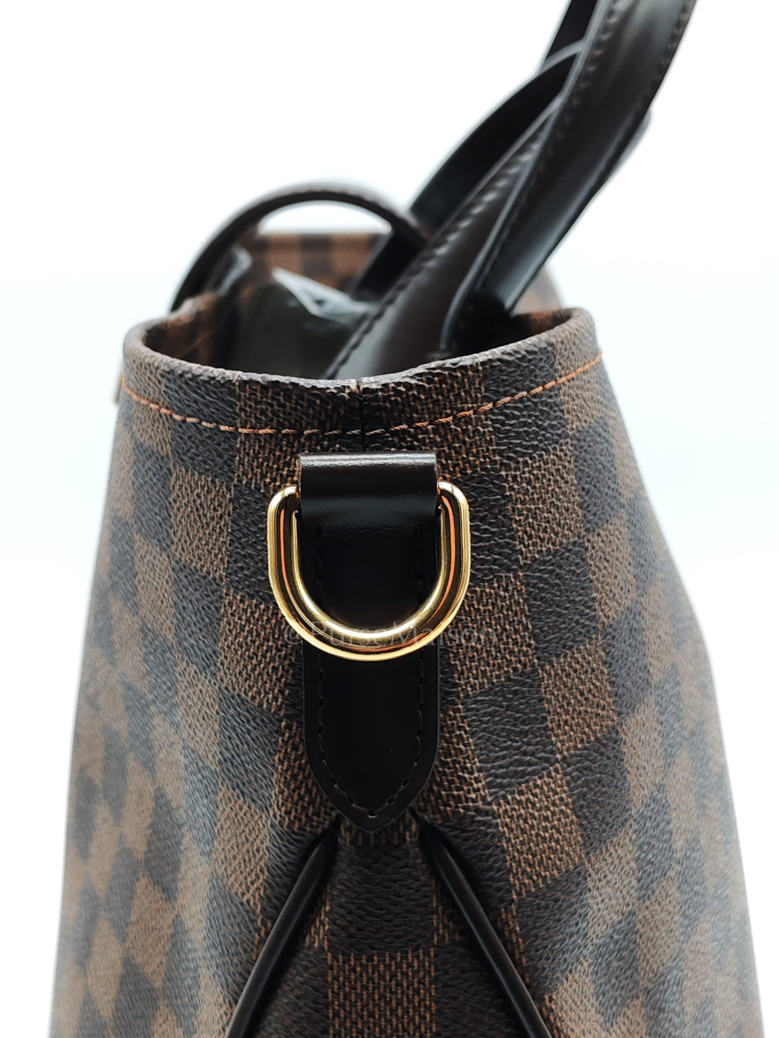 Roseberry Cabas in Damier Ebene Canvas Shoulder Bag (Date Code: AR1122) | Purse Maison Luxury Bags Shop