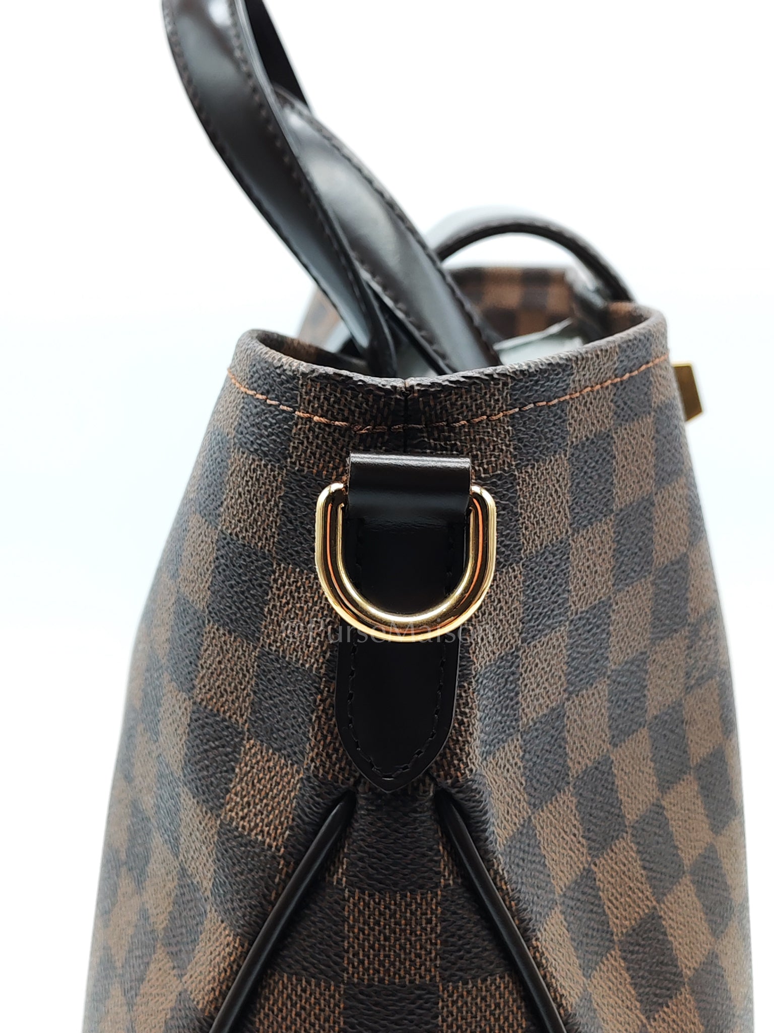 Roseberry Cabas in Damier Ebene Canvas Shoulder Bag (Date Code: AR1122) | Purse Maison Luxury Bags Shop