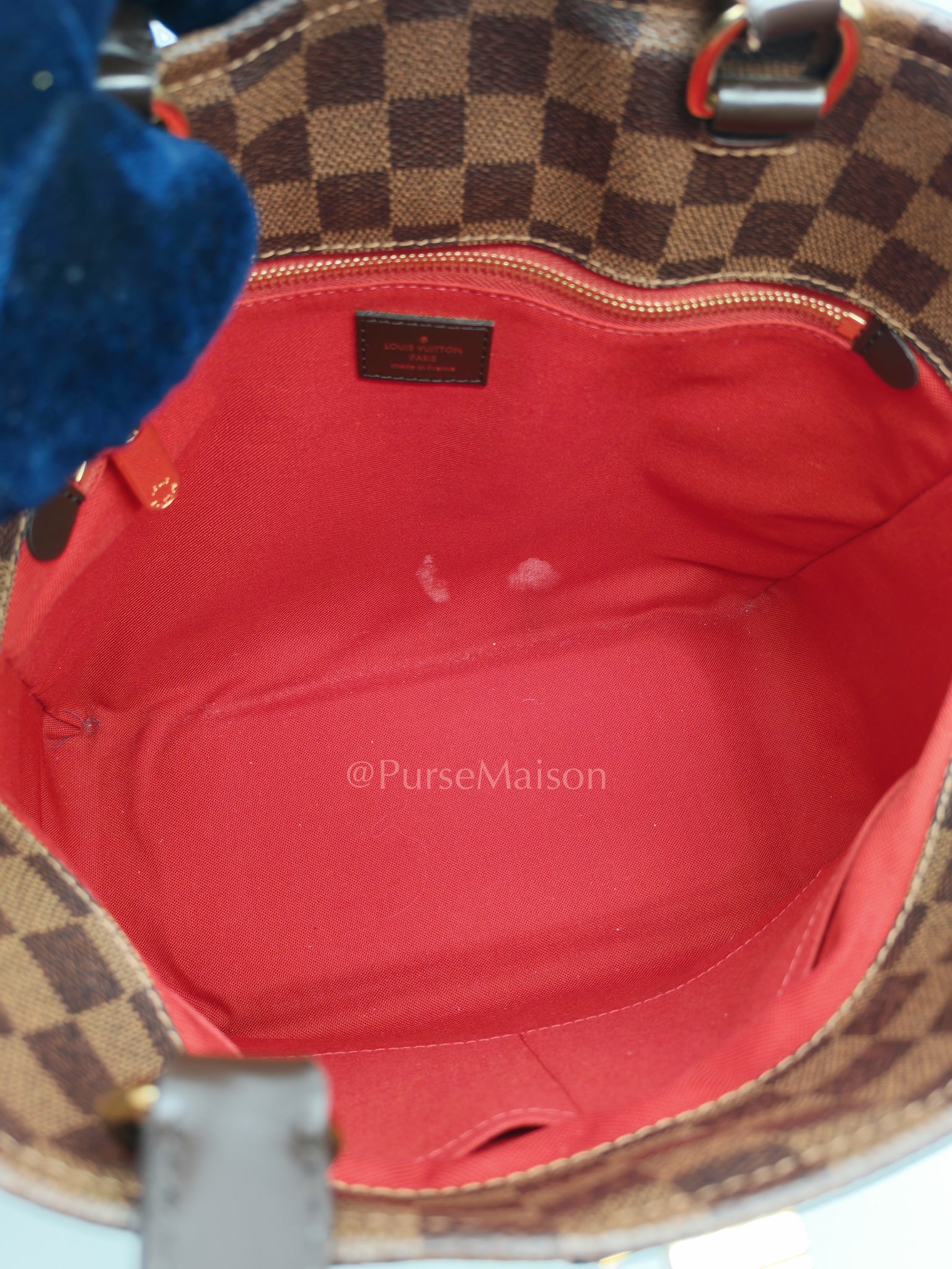 Roseberry Cabas in Damier Ebene Canvas Shoulder Bag (Date Code: AR1122) | Purse Maison Luxury Bags Shop