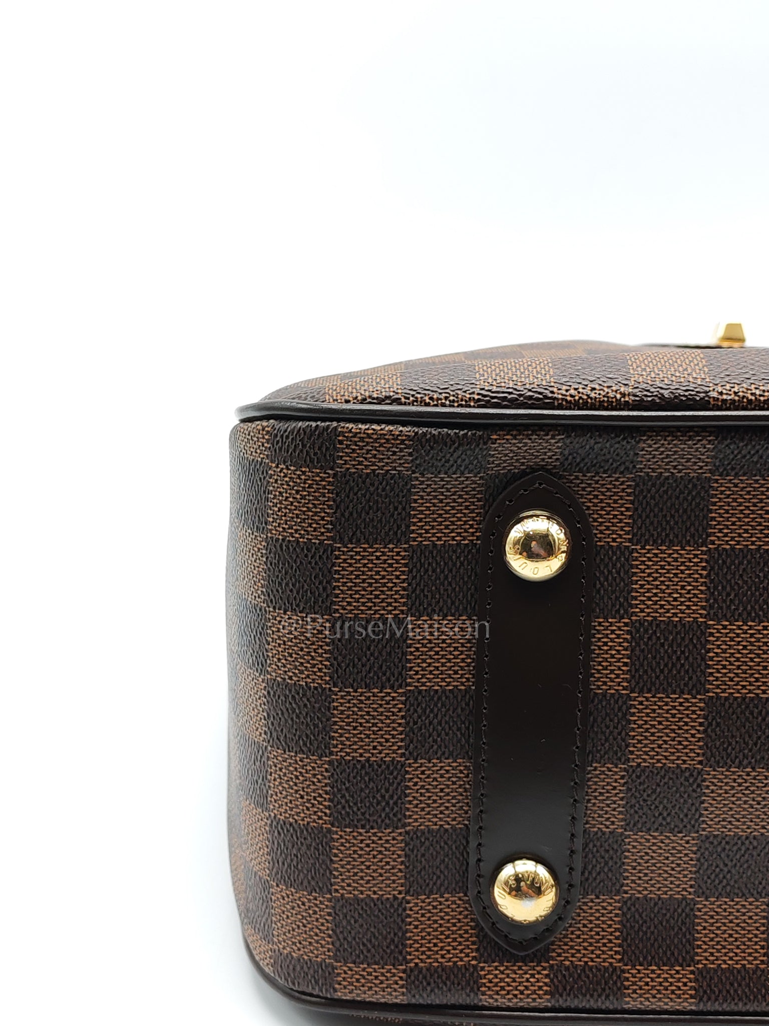 Roseberry Cabas in Damier Ebene Canvas Shoulder Bag (Date Code: AR1122) | Purse Maison Luxury Bags Shop