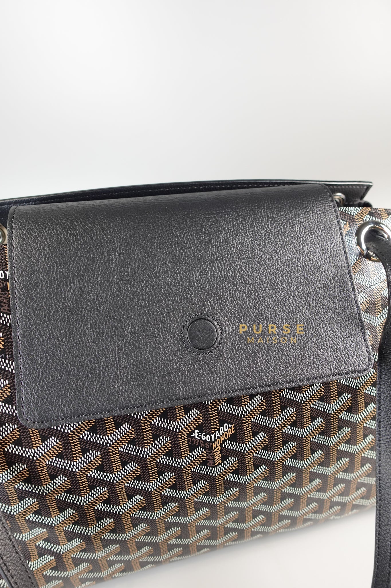 Rouette PM Bag Black (Noir) | Purse Maison Luxury Bags Shop